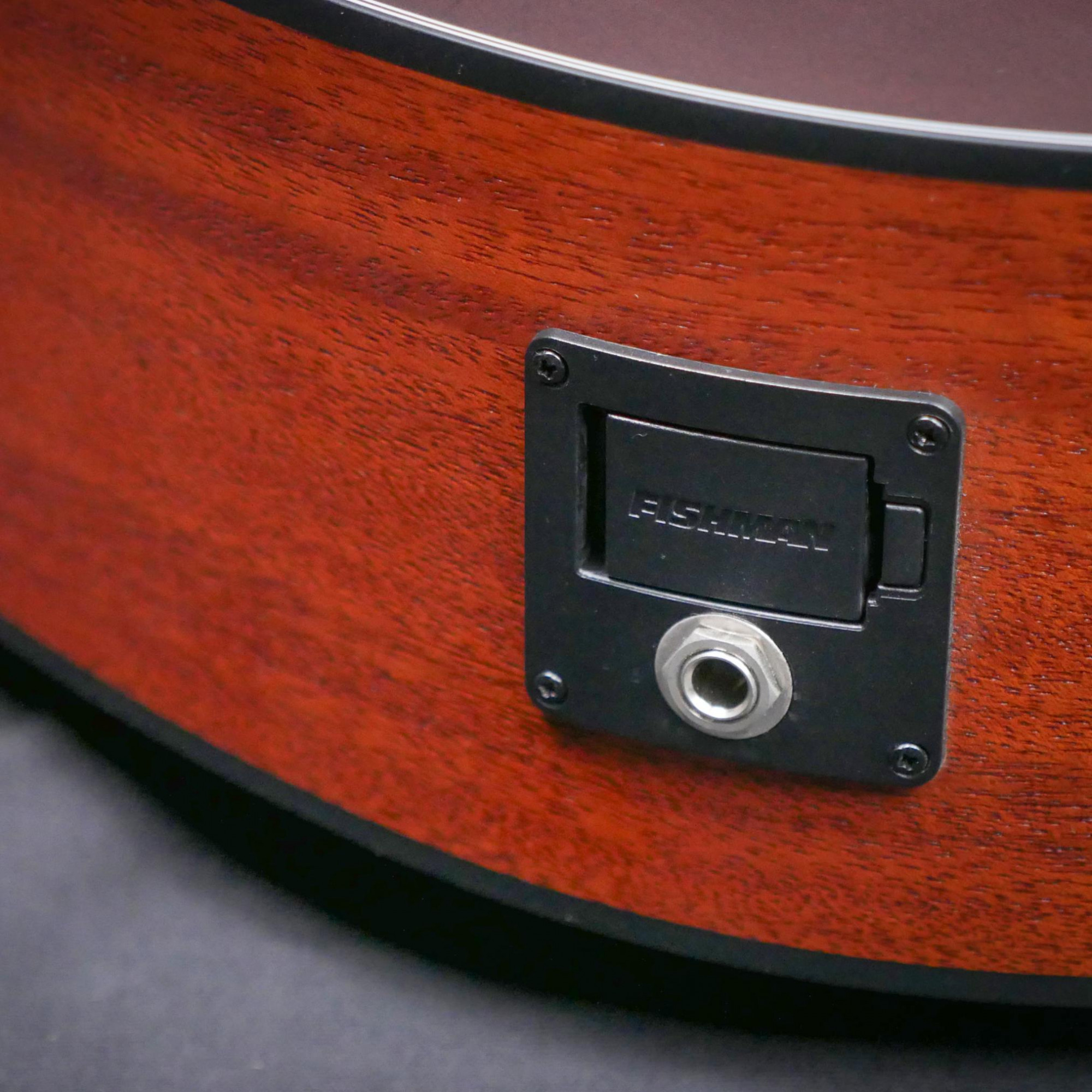 Kepma F0-BE Phoenix Series Solid Top with Fishman sonitone Semi-Acoustic Guitar - Cherry Red Matt