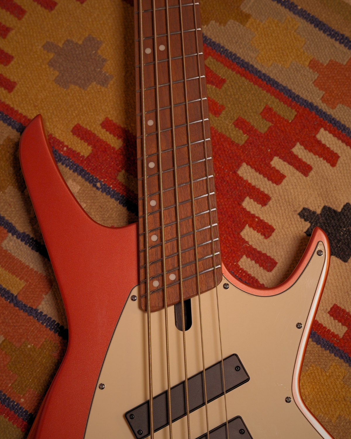 HEX NB505G Metallic Rose Gold Headless Bass  5-String Multiscale