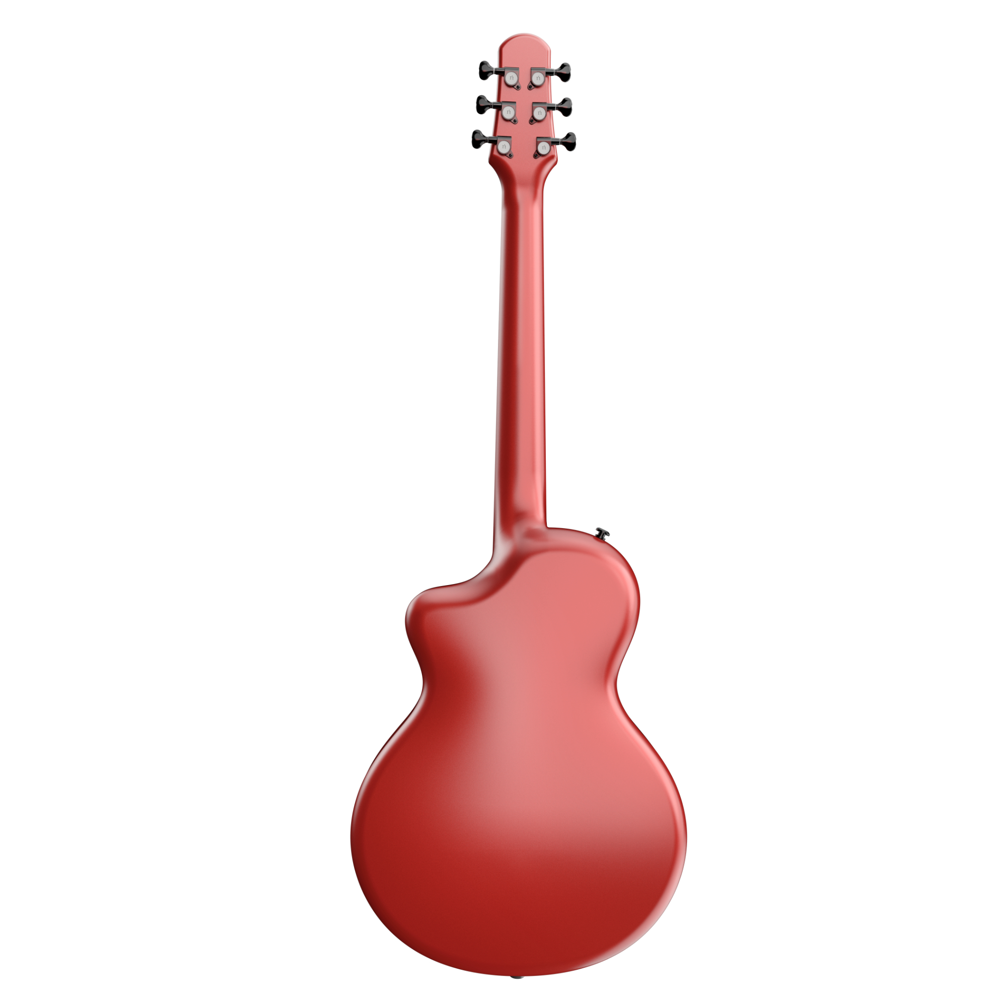 Natasha Asteroid Carbon Fibre 38 Acoustic Guitar with Bag - Imperial Red