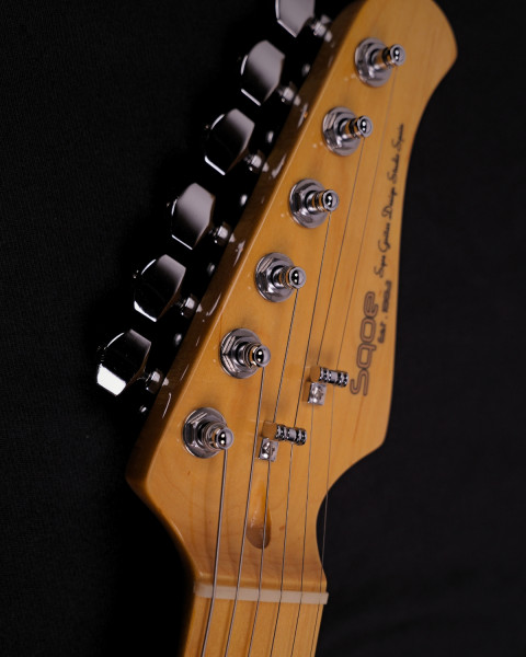 SQOE SEST1000 Black hand-wound Custom Shop pickups