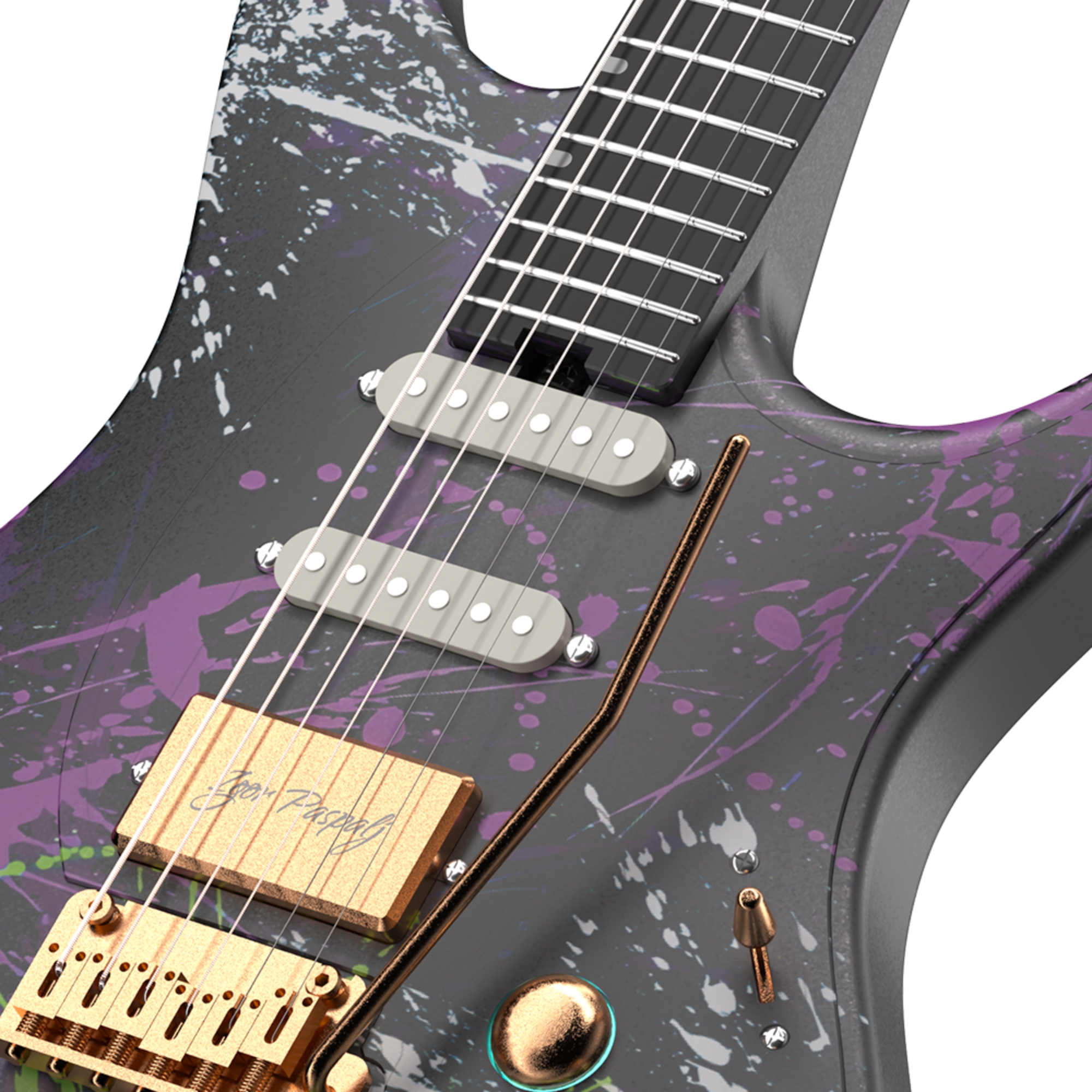 Enya Nova Inspire series Iris smart electric guitar  exclusive thickened bag   Type-C charging cable