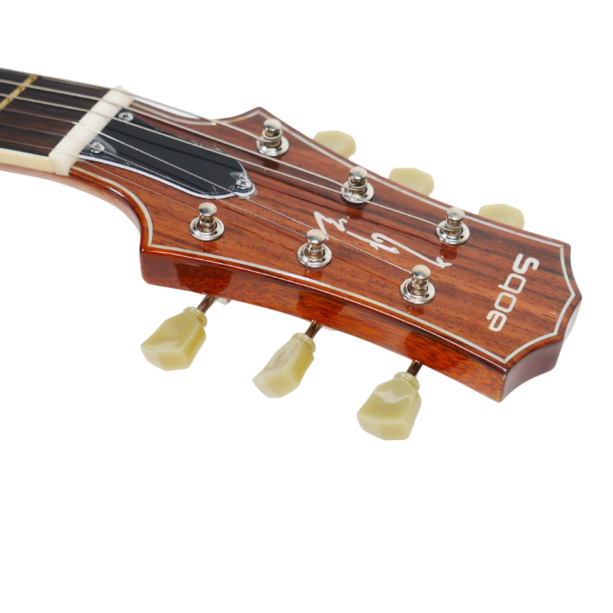 SQOE SELP900 Charcoal Blackburst Les Paul Electric Guitar with Hardcase