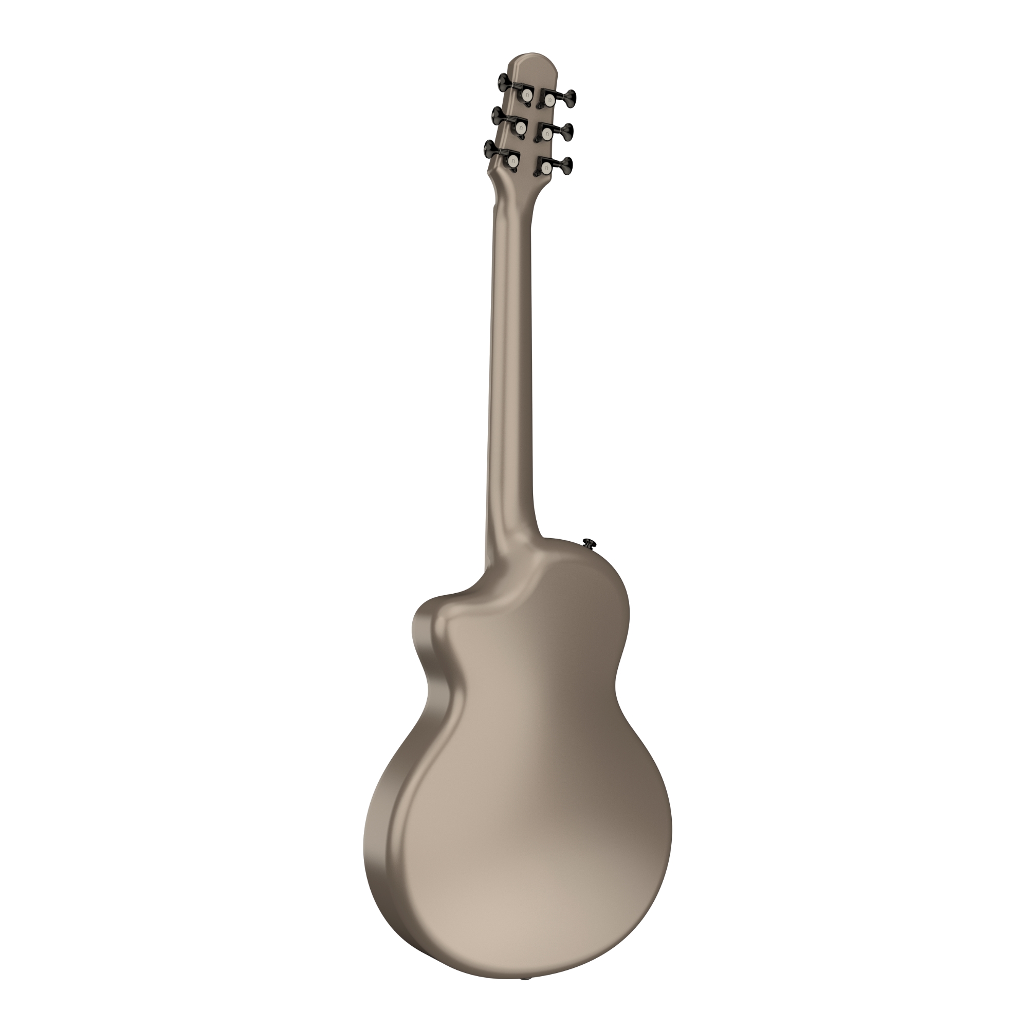 Natasha Asteroid Latte transacoustic OS1 Steel String carbon fibre guitar