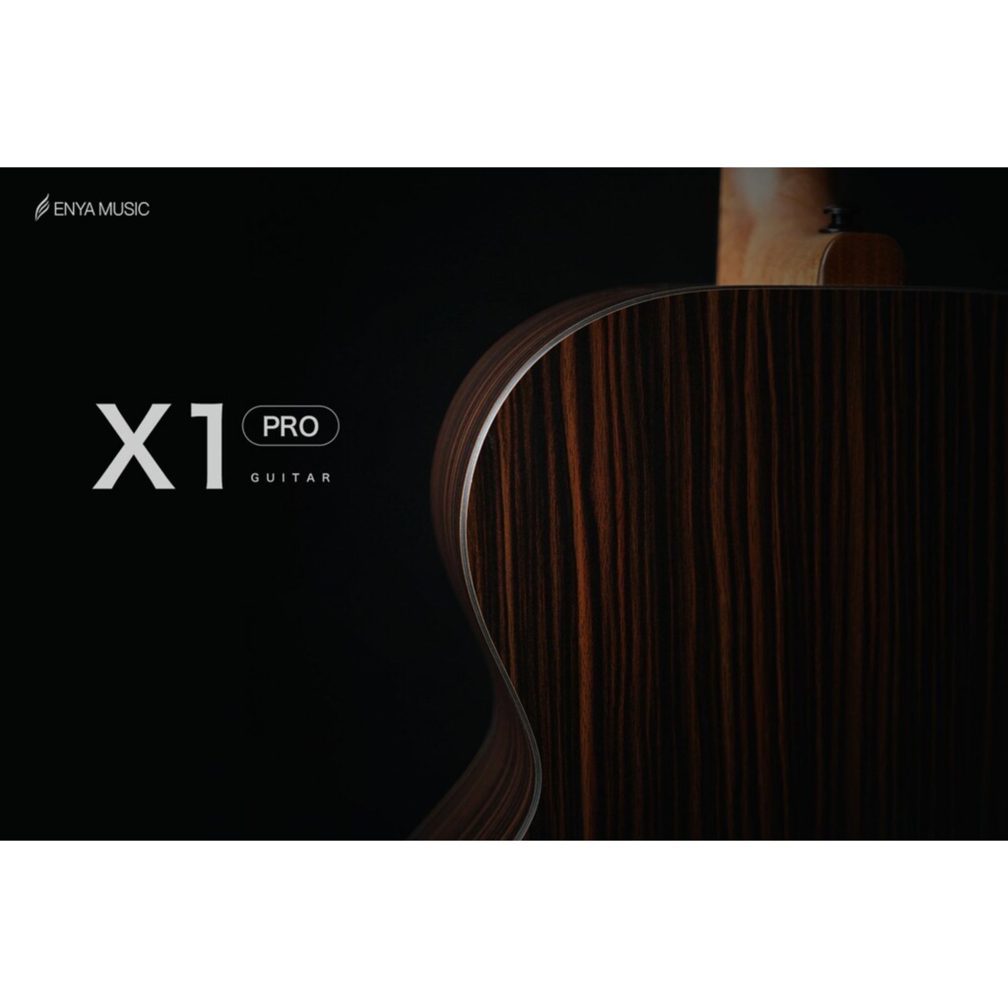 Enya EA-X1 PRO 41 Solid Top Acoustic Guitar- Sunburst Satin Finish