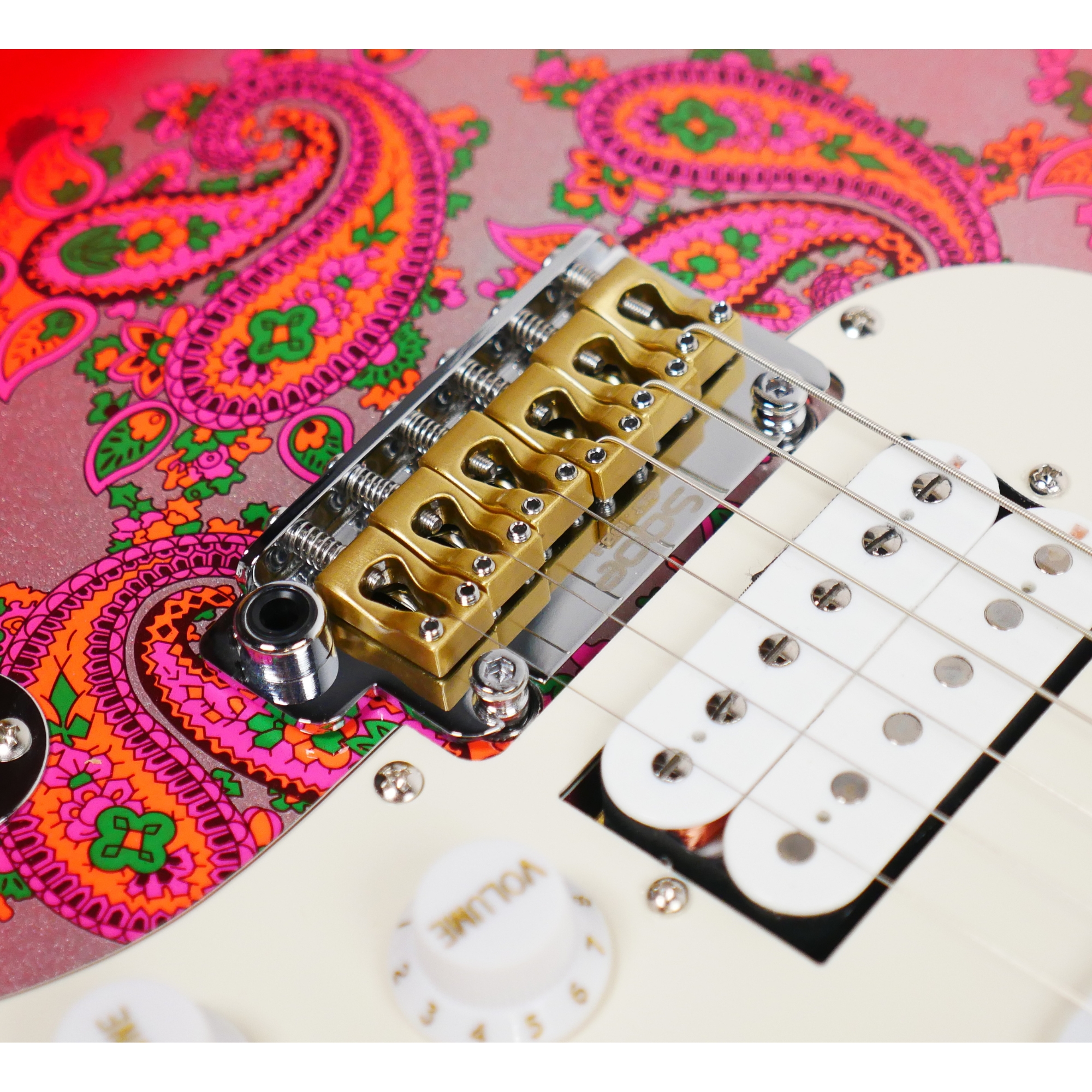 SQOE SEST1100 HSS - PAISLEY RED HARDCASE WITH KIT