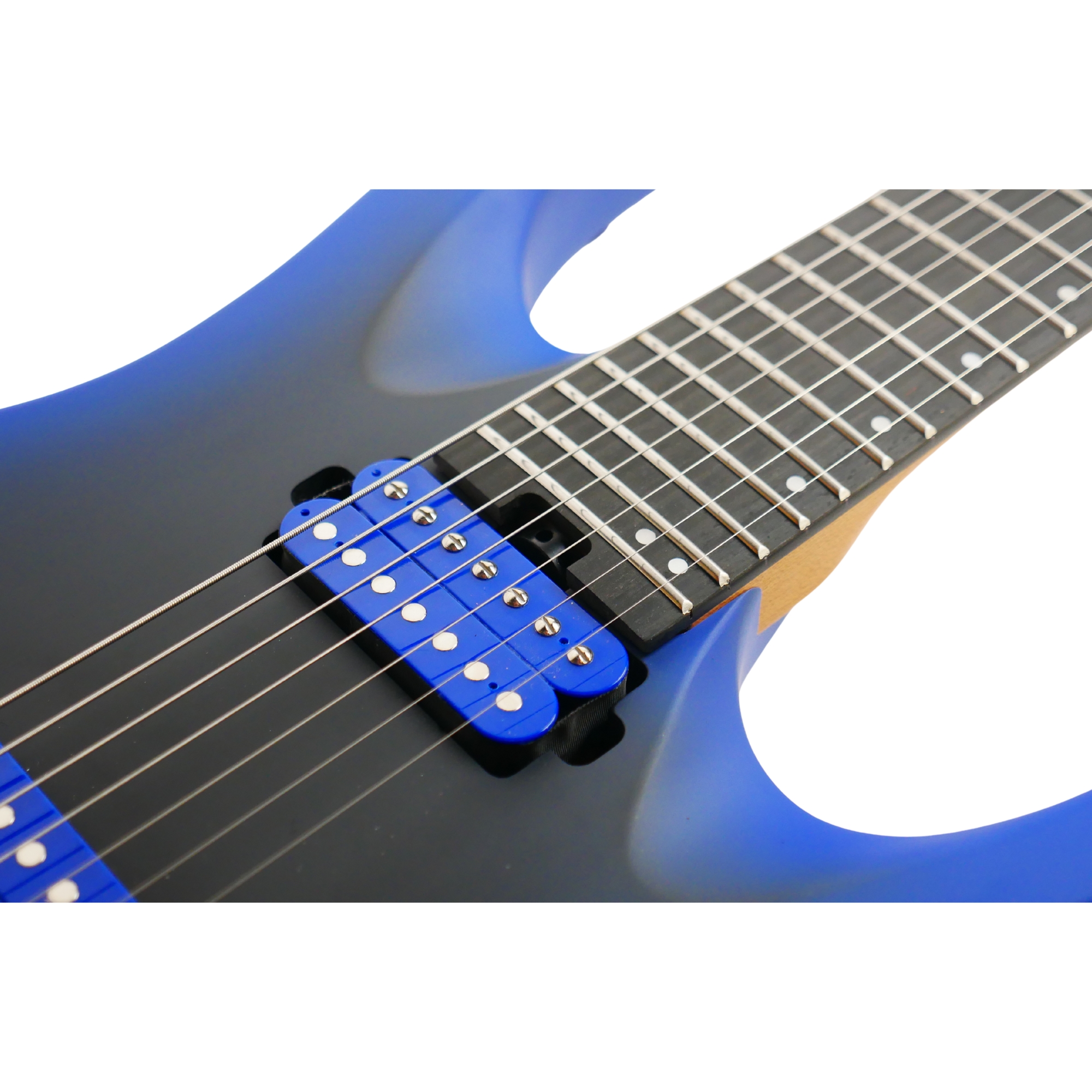 SQOE SEIB7S Cosmic wave blue HH Super Strat