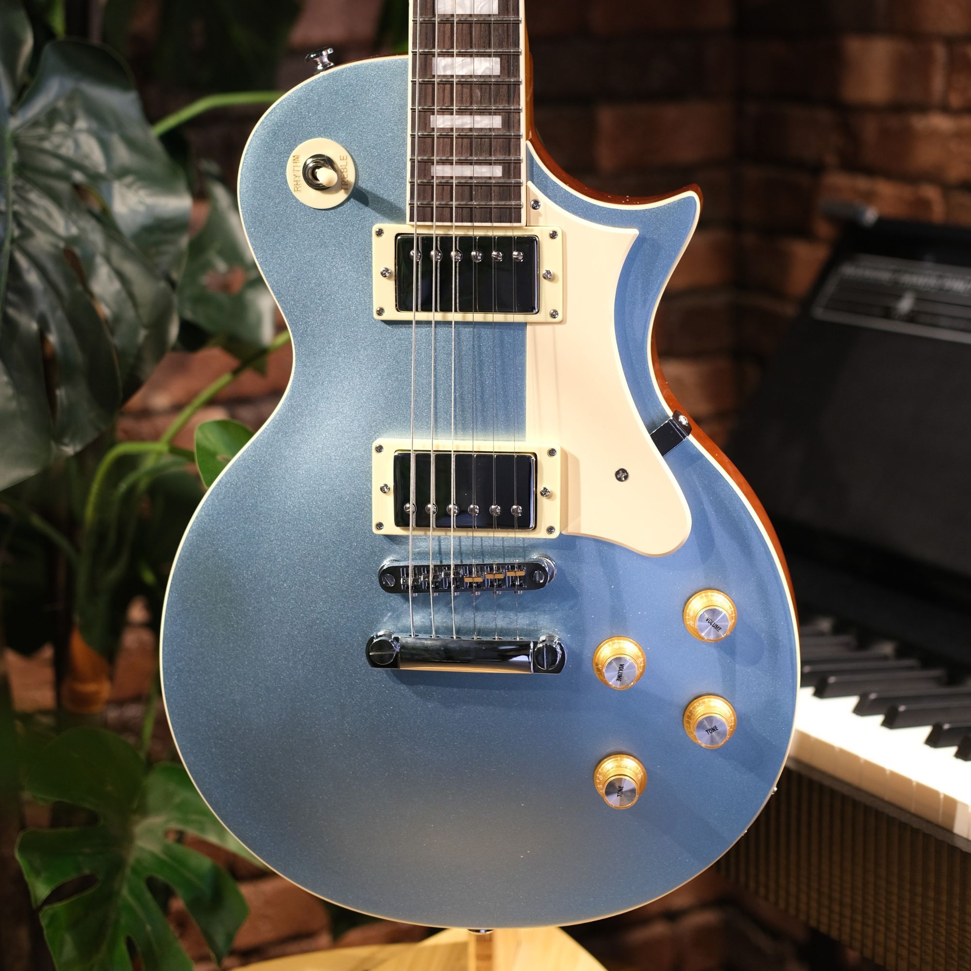 SQOE SELP110 Electric guitar Celestial blue Les Paul Style