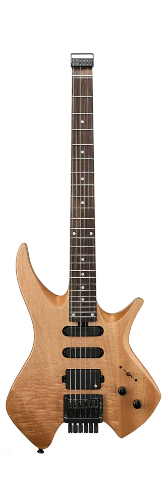 Image of Donner HLX 500 Headless Electric Guitar natural