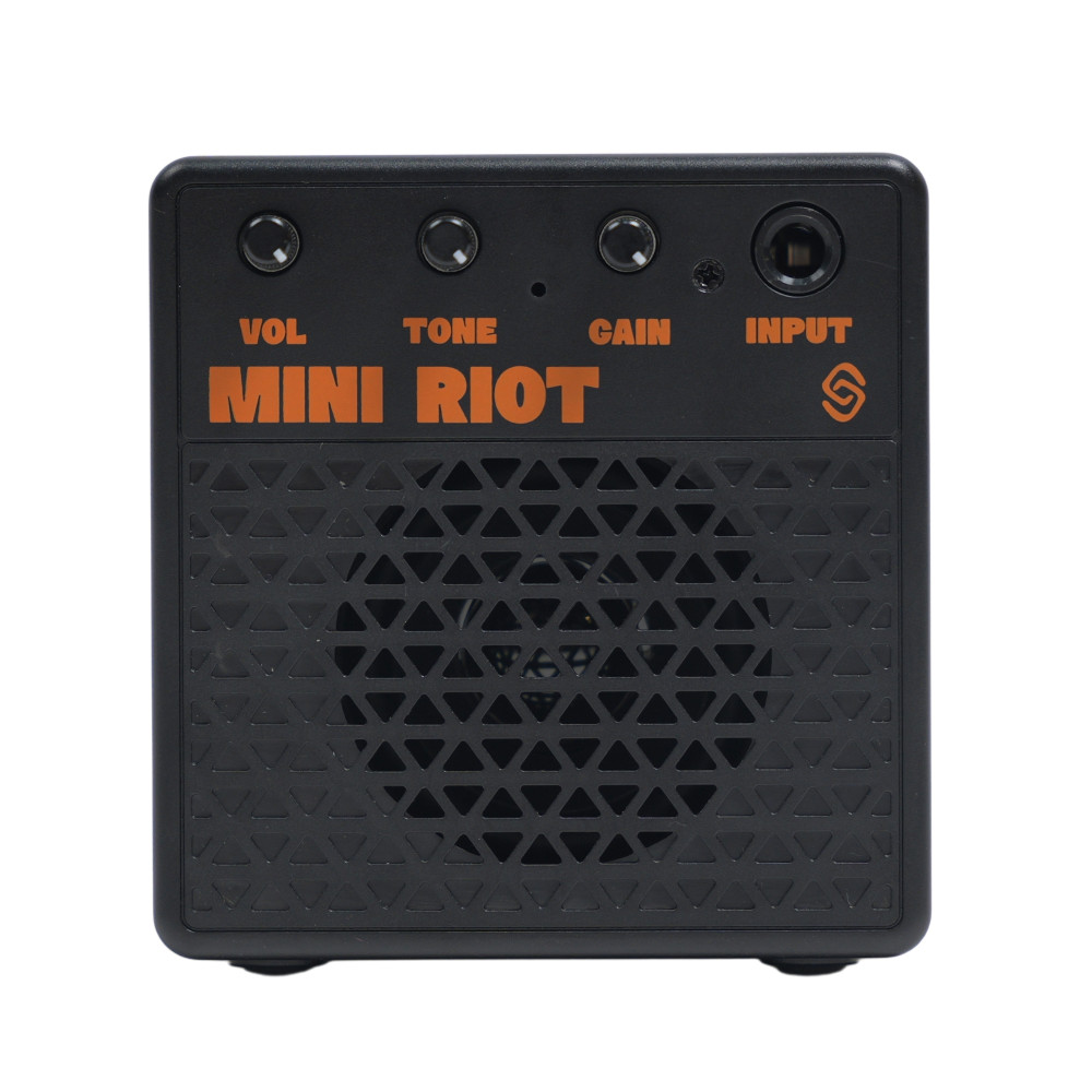 Image of Strydom Mini Riot 8W Portable Guitar Amplifier with Bluetooth - Coal