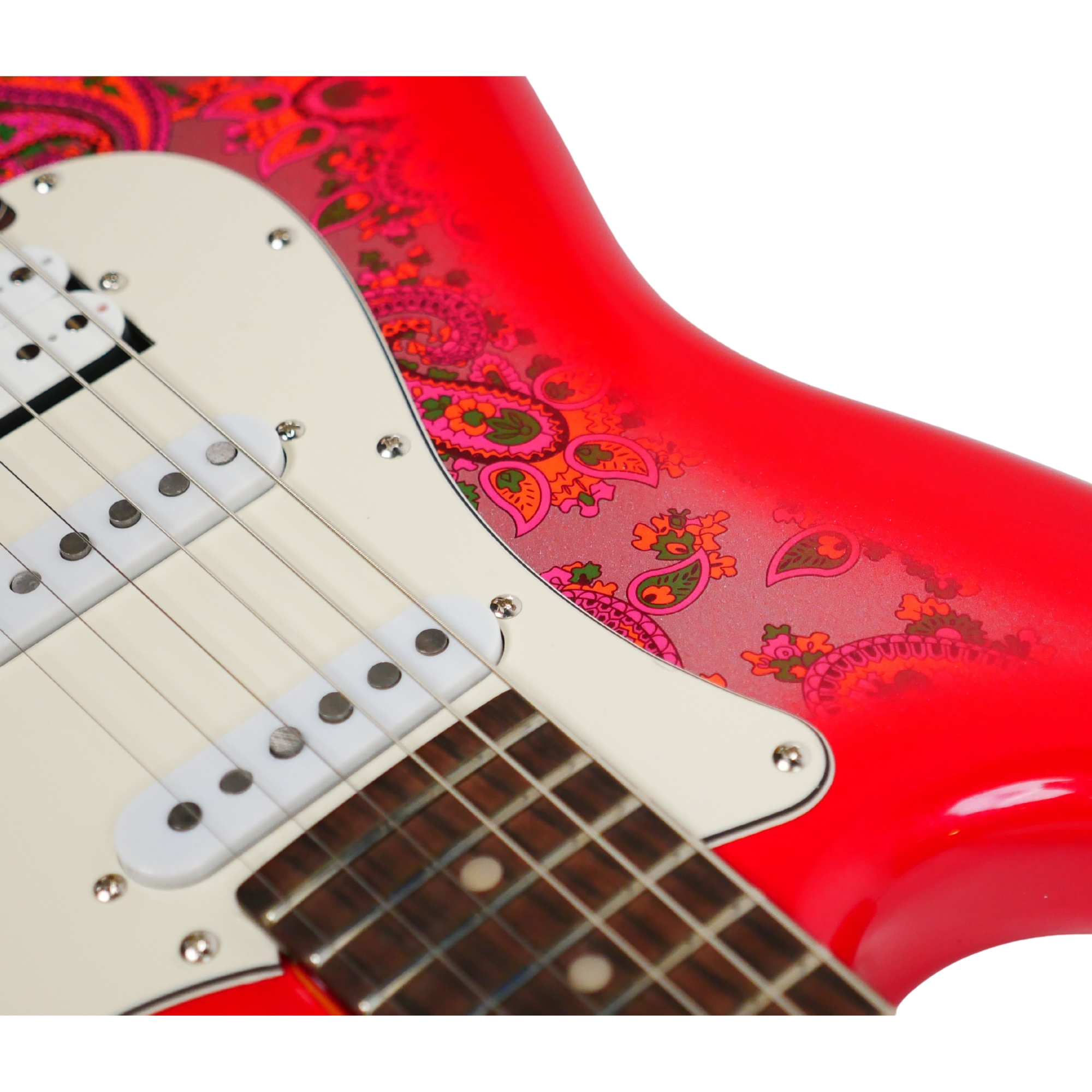 SQOE SEST1100 HSS - PAISLEY RED HARDCASE WITH KIT