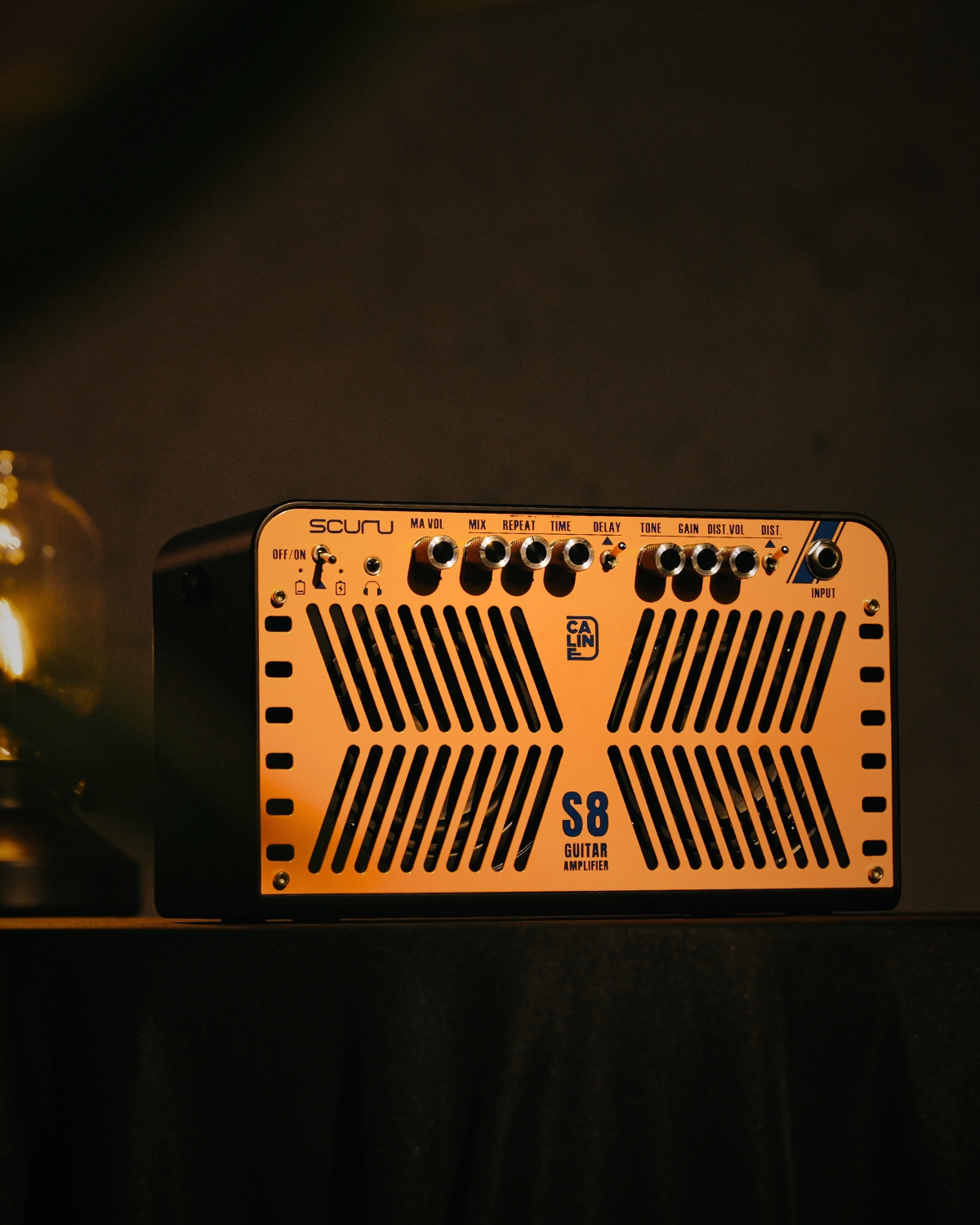 Caline Scuru S8G Portable Guitar Amplifier 20W with Bluetooth Effects