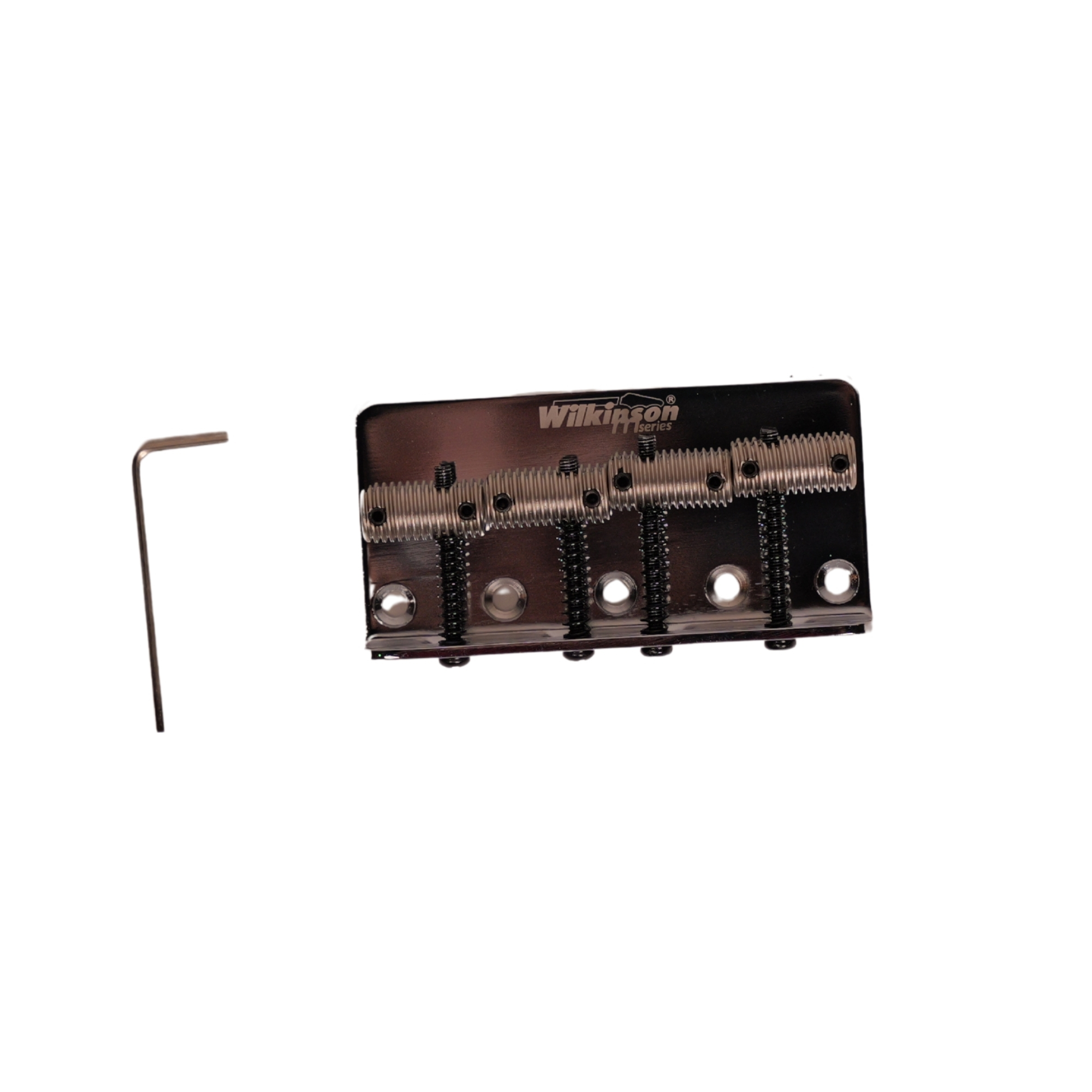 Wilkinson WOB41T-CR Bass Bridge Chrome 4-Saddle