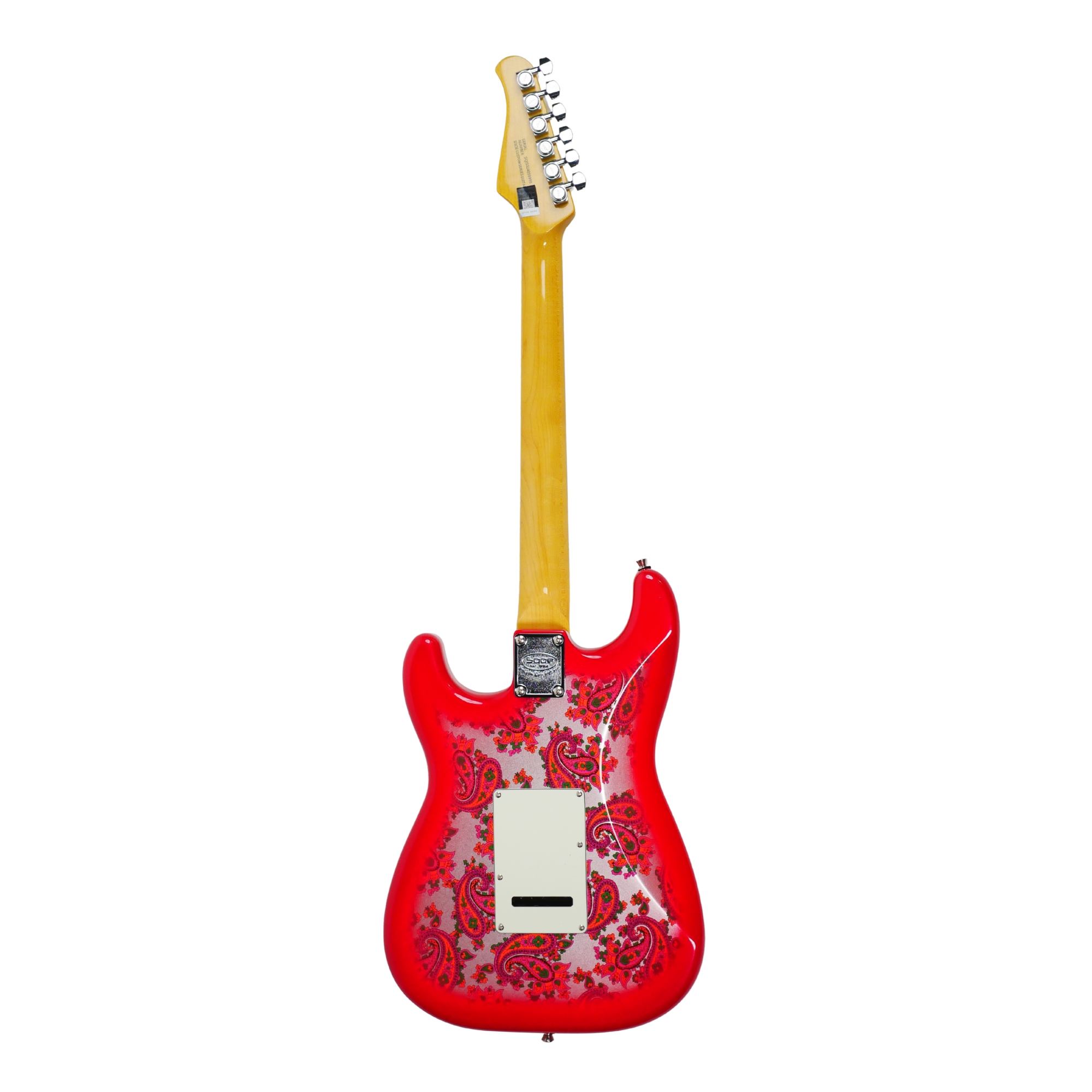 SQOE SEST1100 HSS - PAISLEY RED HARDCASE WITH KIT