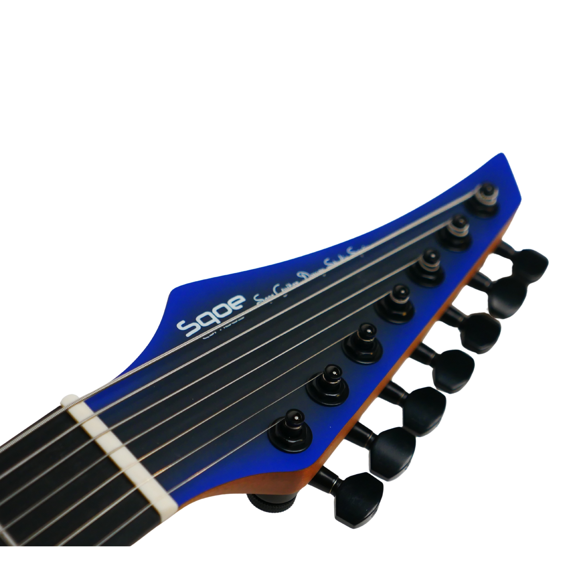 SQOE SEIB7S Cosmic wave blue HH Super Strat