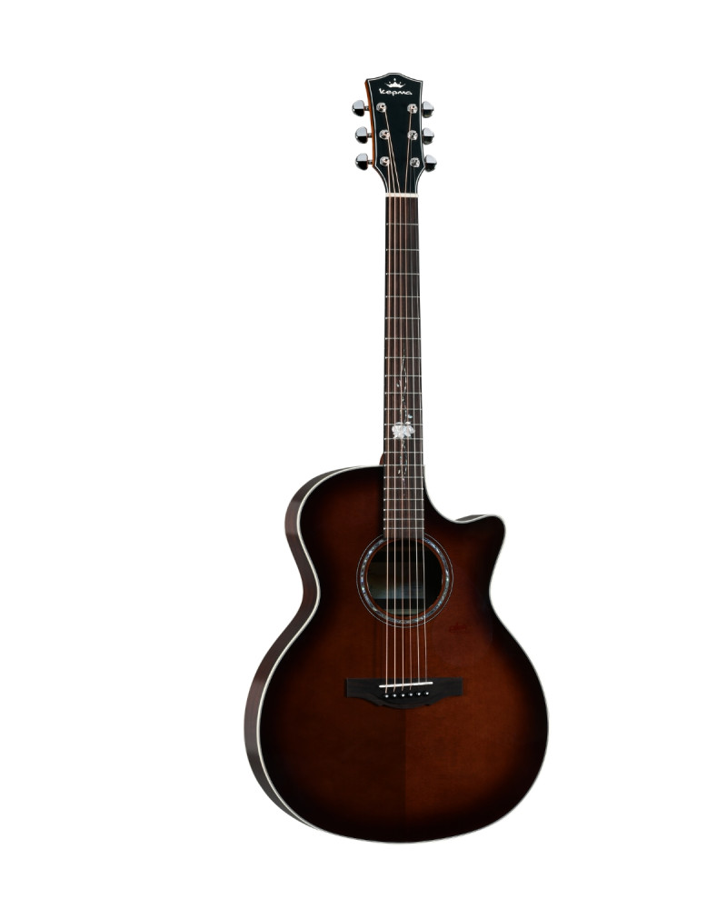 Image of Kepma G1S GA Vintage Acoustic Guitar Premium Grand Auditorium Solid Top Guitar