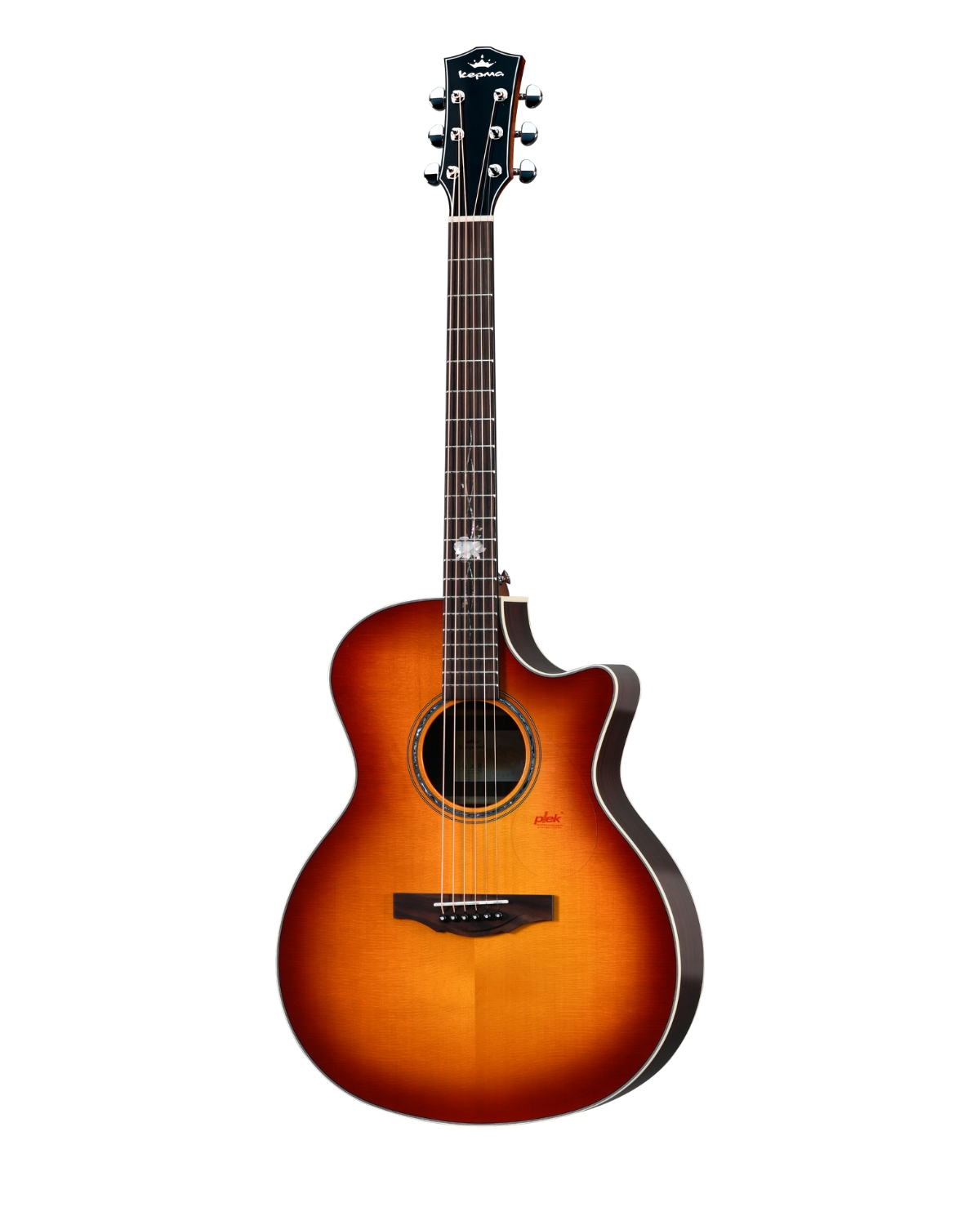 Kepma G1S GA Cherry red Acoustic Guitar Premium Grand Auditorium Solid Top Guitar