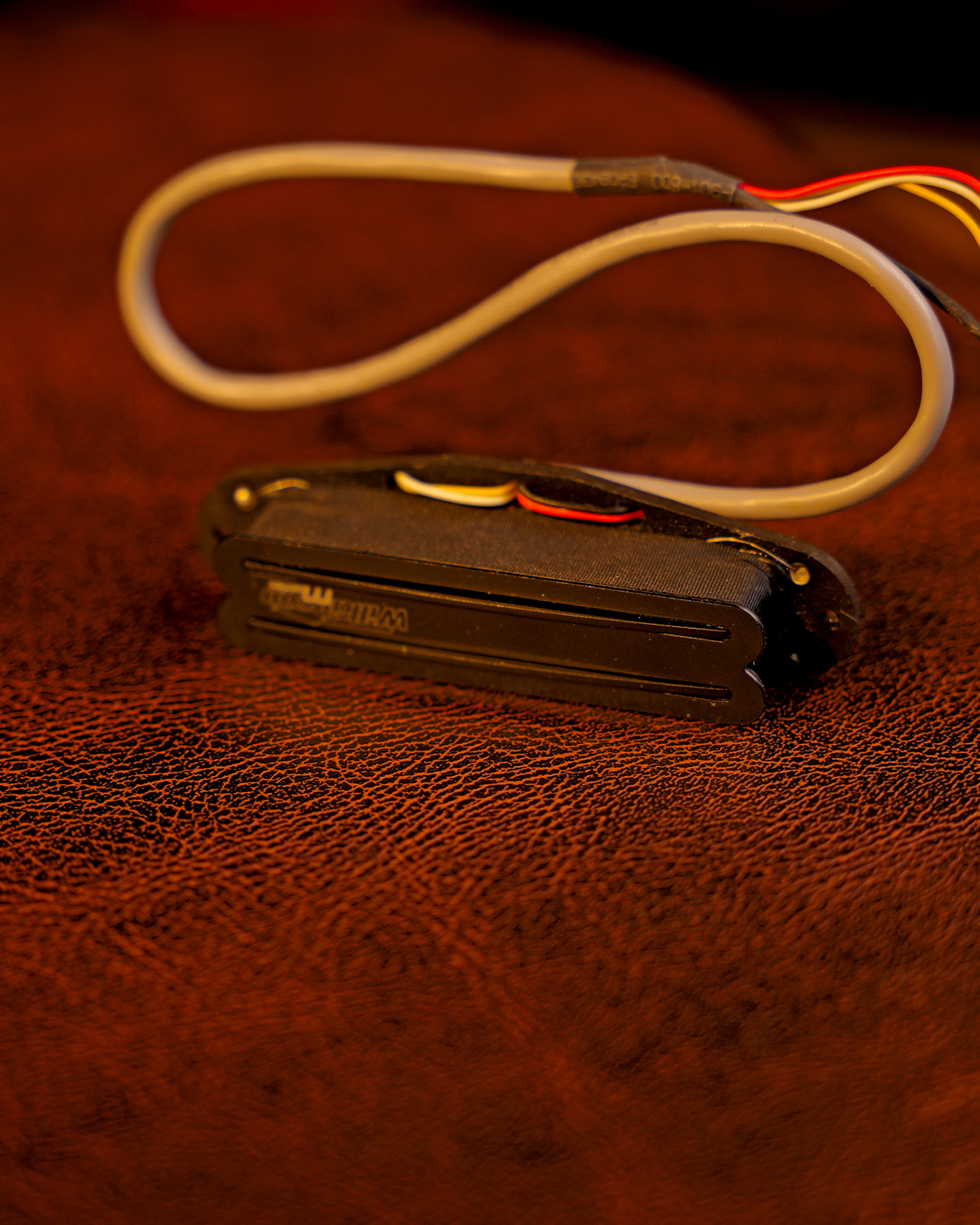 WOTBSn hot rod S style single coil  bridge  wilkinson - Black