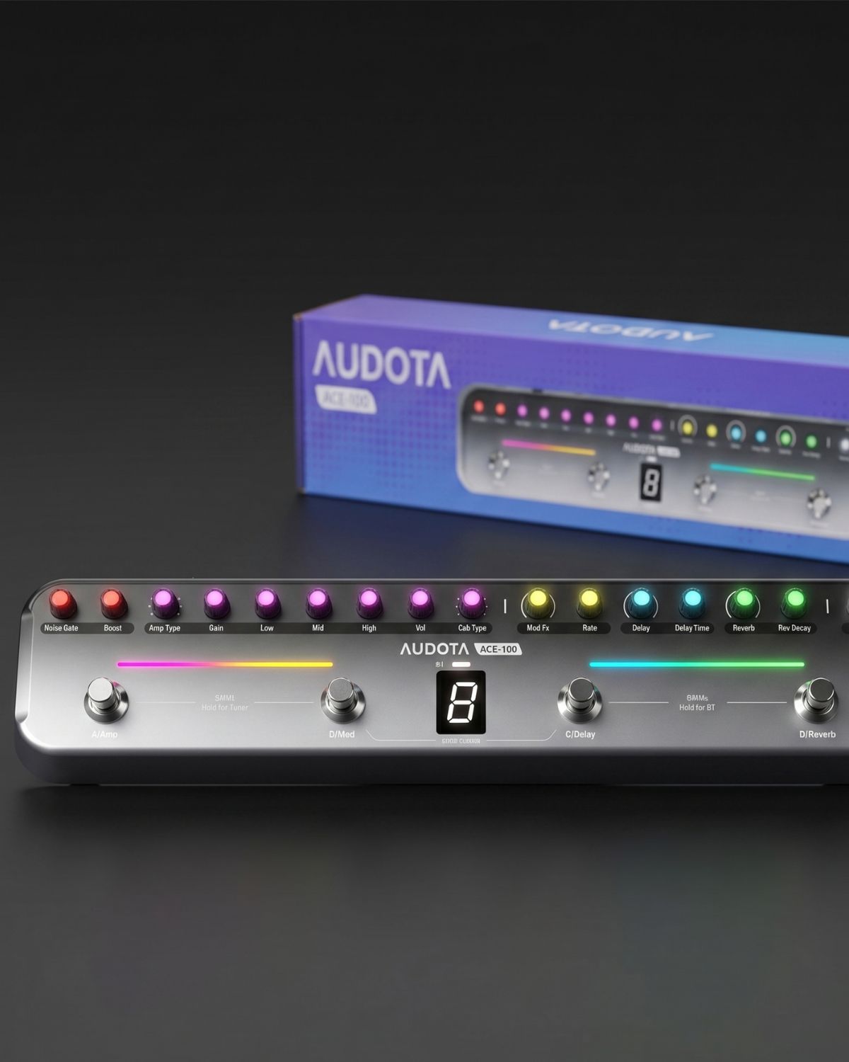 AUDOTA ACE-100 Intelligent Combined Effects Pedal with IR Support