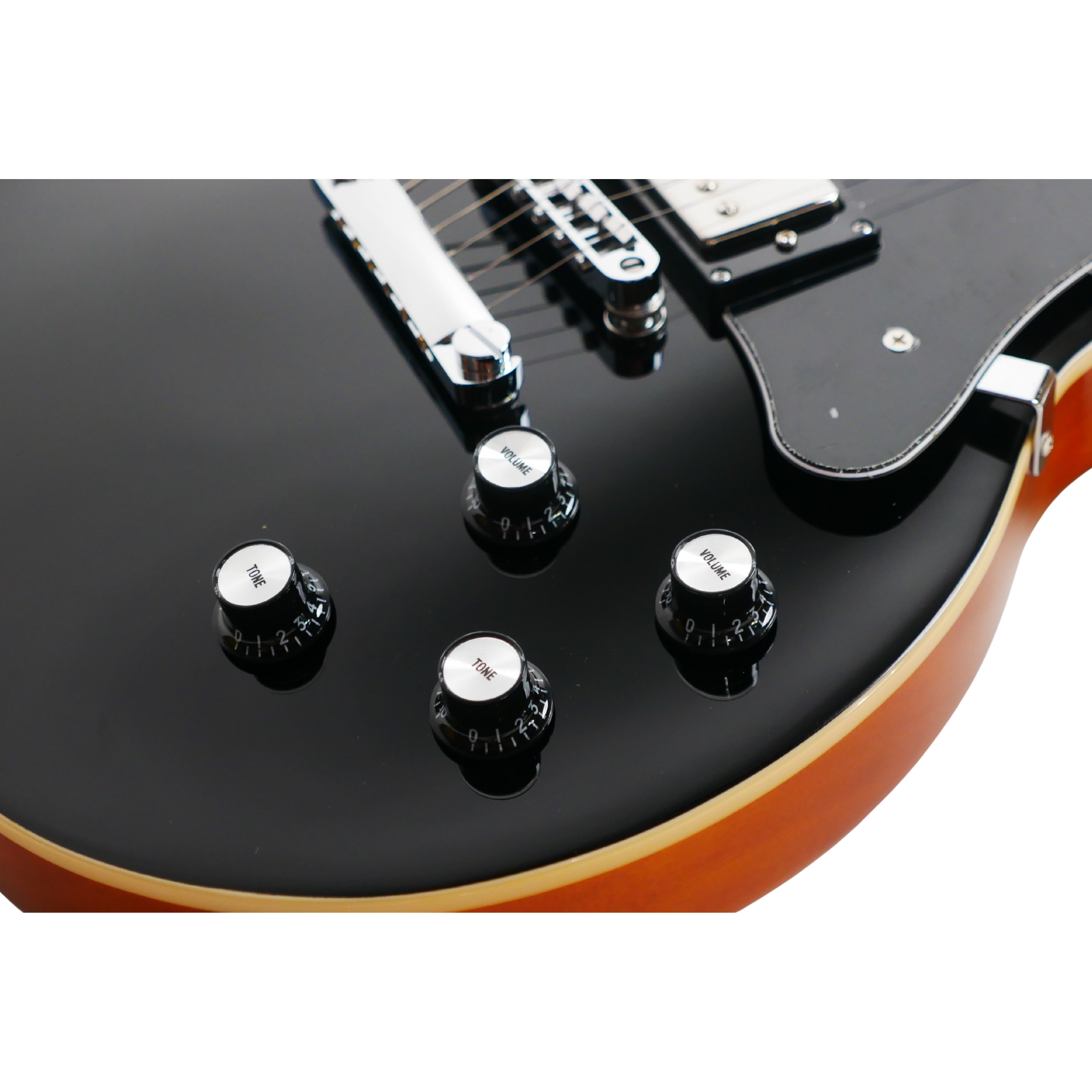 SQOE SELP110 Electric guitar Jet Black  Les Paul Style