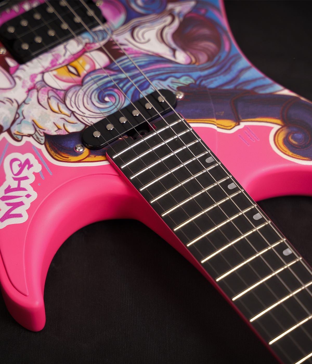 Enya Nova Inspire series dragon kobayashi smart electric guitar  exclusive thickened bag   Type-C charging cable