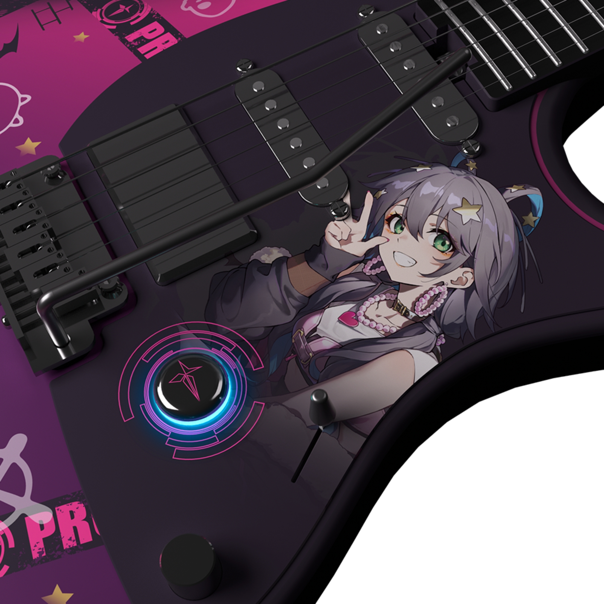 Enya Nova Inspire series Luo Tianyi smart electric guitar exclusive thickened bag Type-C charging cable