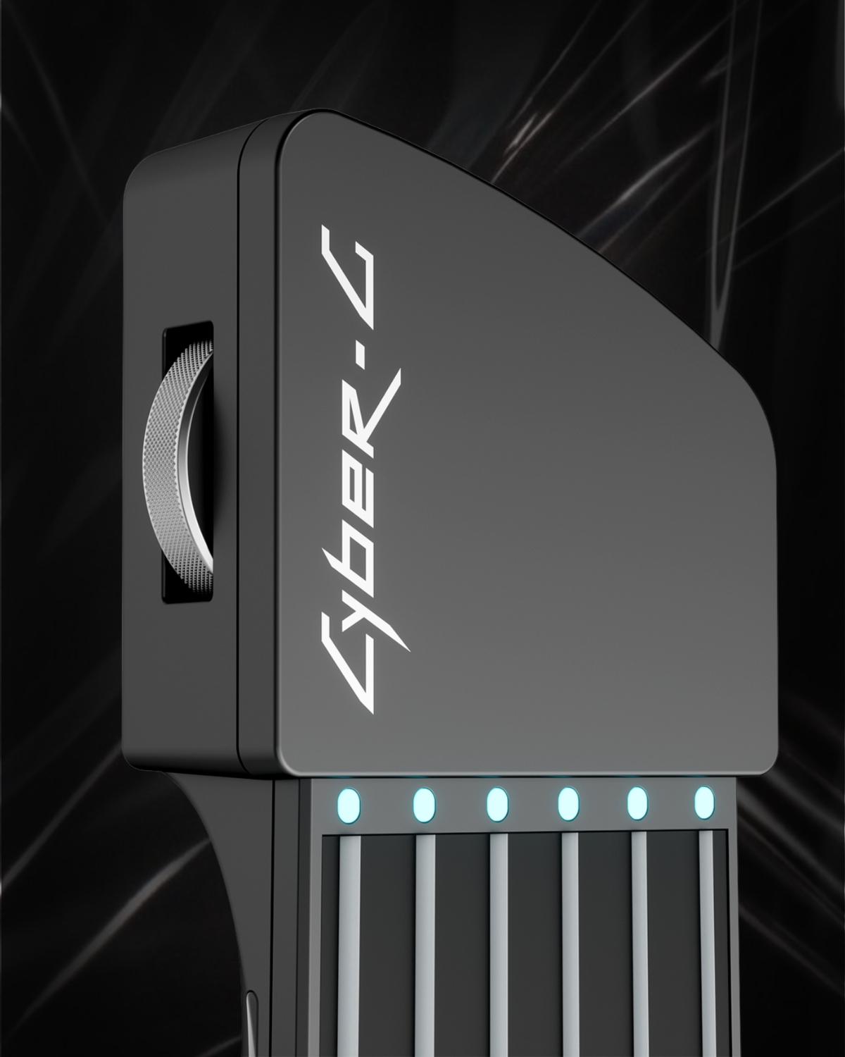 Enya CYBER-G Pick model Stringless Smart Guitar Foldable Travel Backing Guitar Built-in Drum Machine Bassline 20 instrument Sounds for One-Man Band App Interactive Chord Sheets For Adults Teens Black