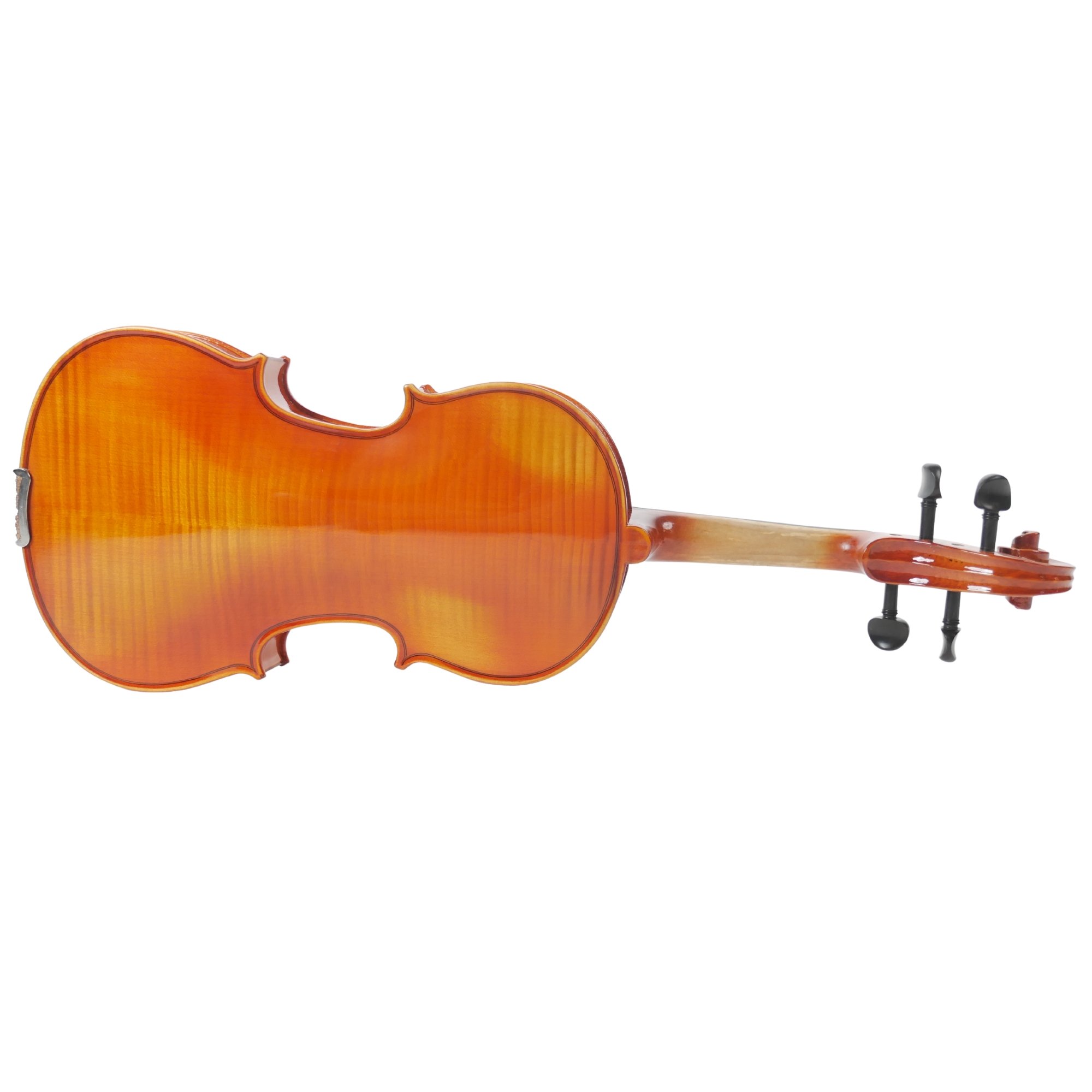 PR VNF103E Antique Gloss Finish Acoustic Violin Spruce Top Flame Maple A-Grade Ebony Bow Case