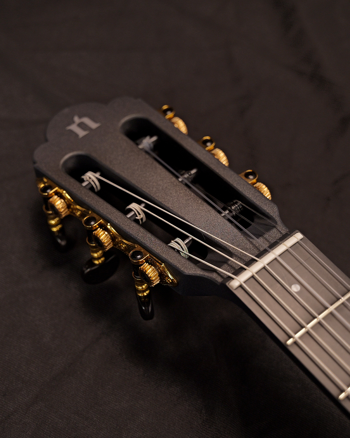 Natasha Cosmos NSX Carbon Fibre Classical Guitar with Smart Pickup Cosmic black