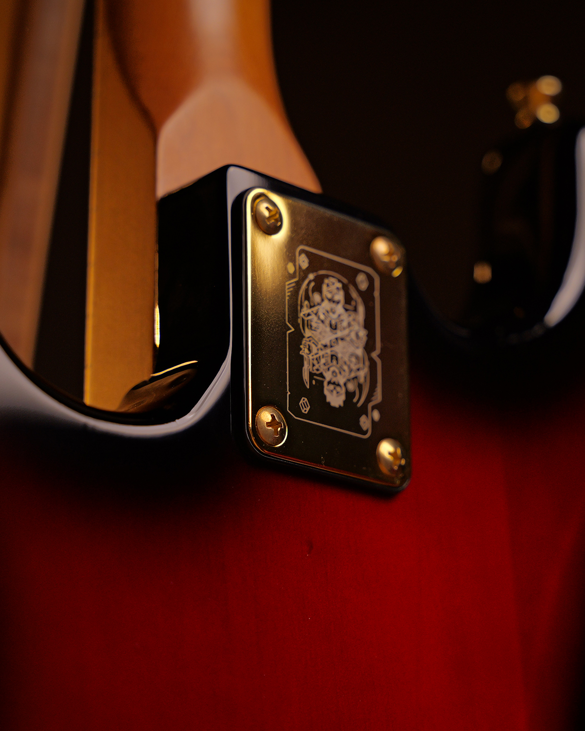 Strydom ST30M Texas Flood Gold Hardware HSS Coil Split