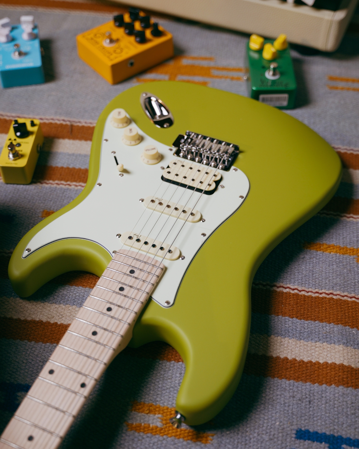 Strydom ST20M Laser Lime Electric Guitar HSS