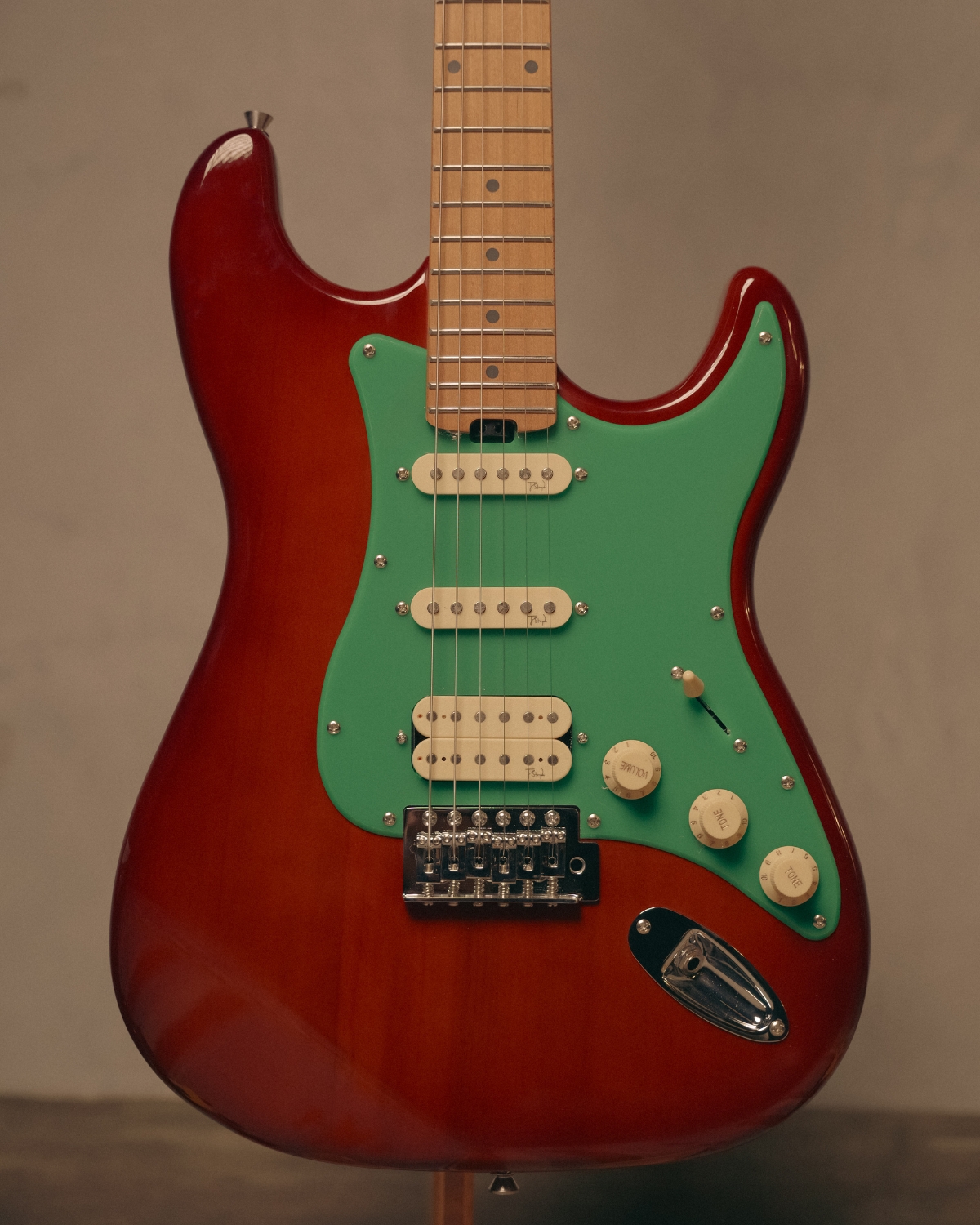 Strydom ST30M Moss Wood  HSS  Push-Pull Coil Split