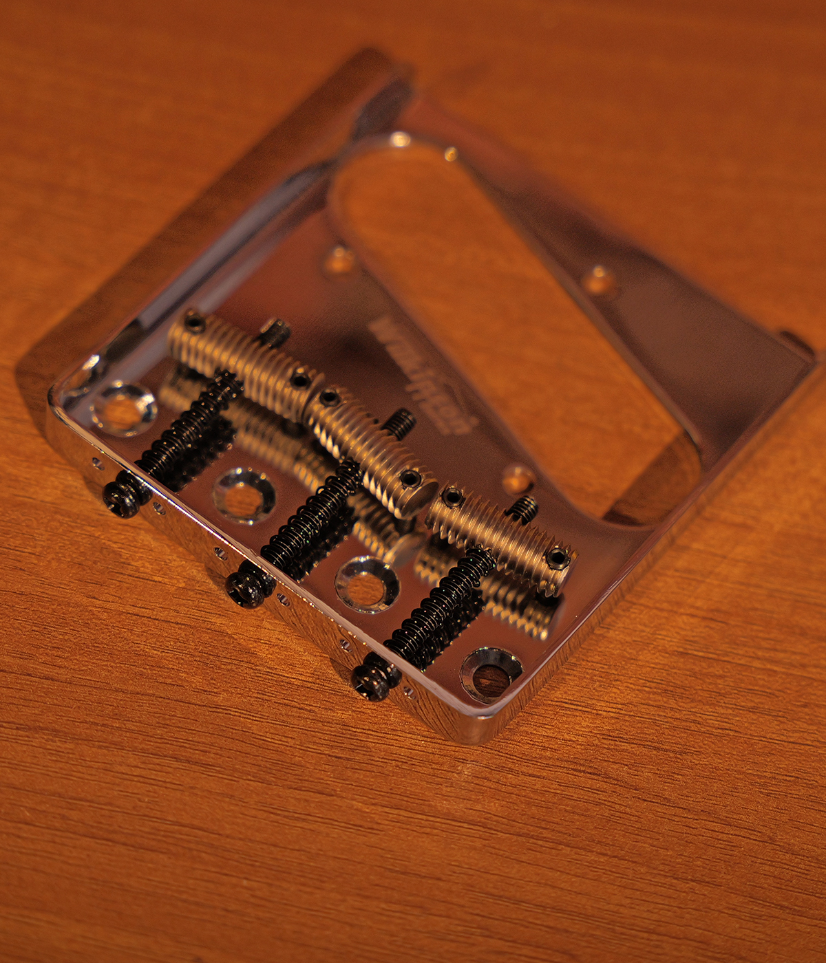 Wilkinson WOT01T Tele 3-Saddle Bridge  Chrome