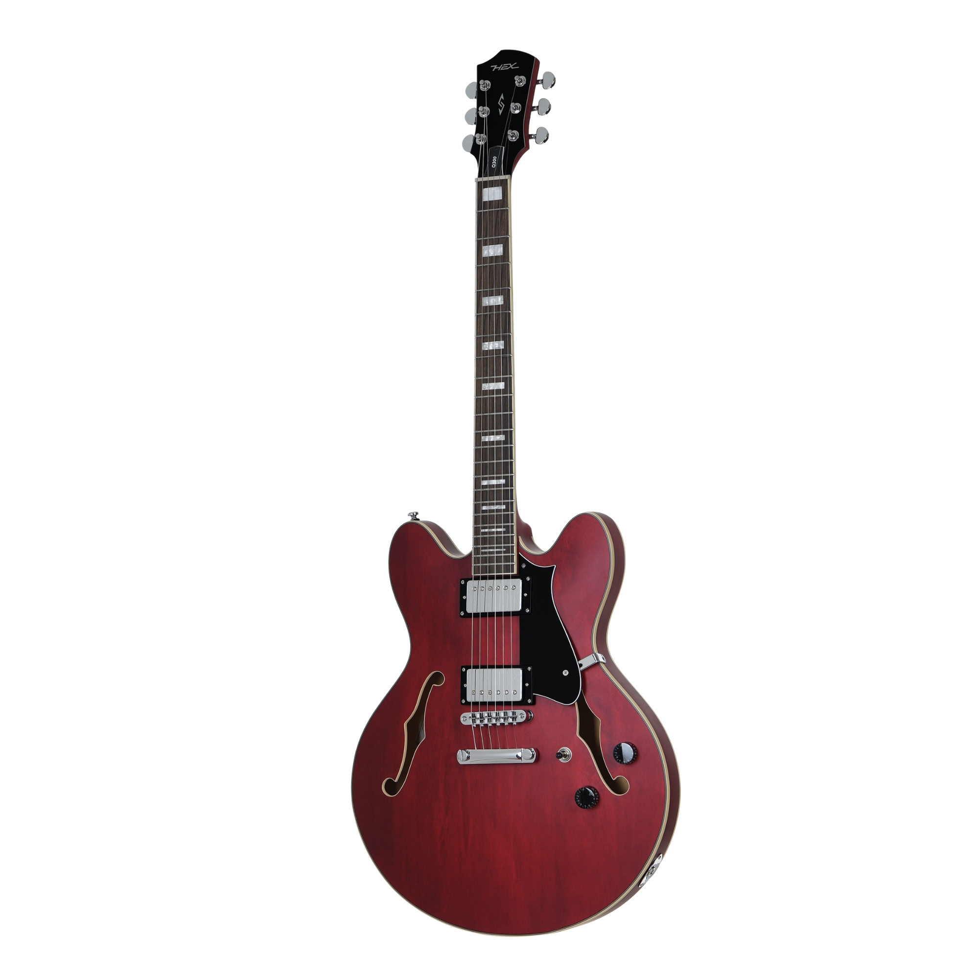 HEX Q300S TRD - SEMI HOLLOW Q SERIES - TRANSPARENT RED
