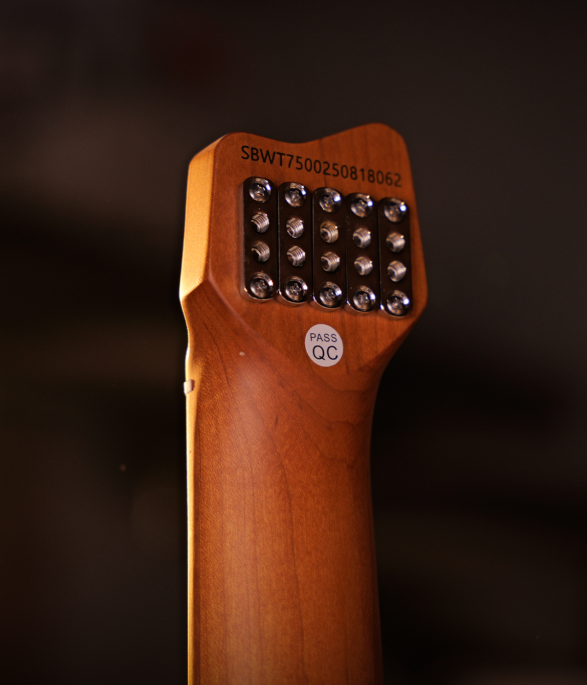 SQOE SBWT750 Pearl White 5-String Headless Bass