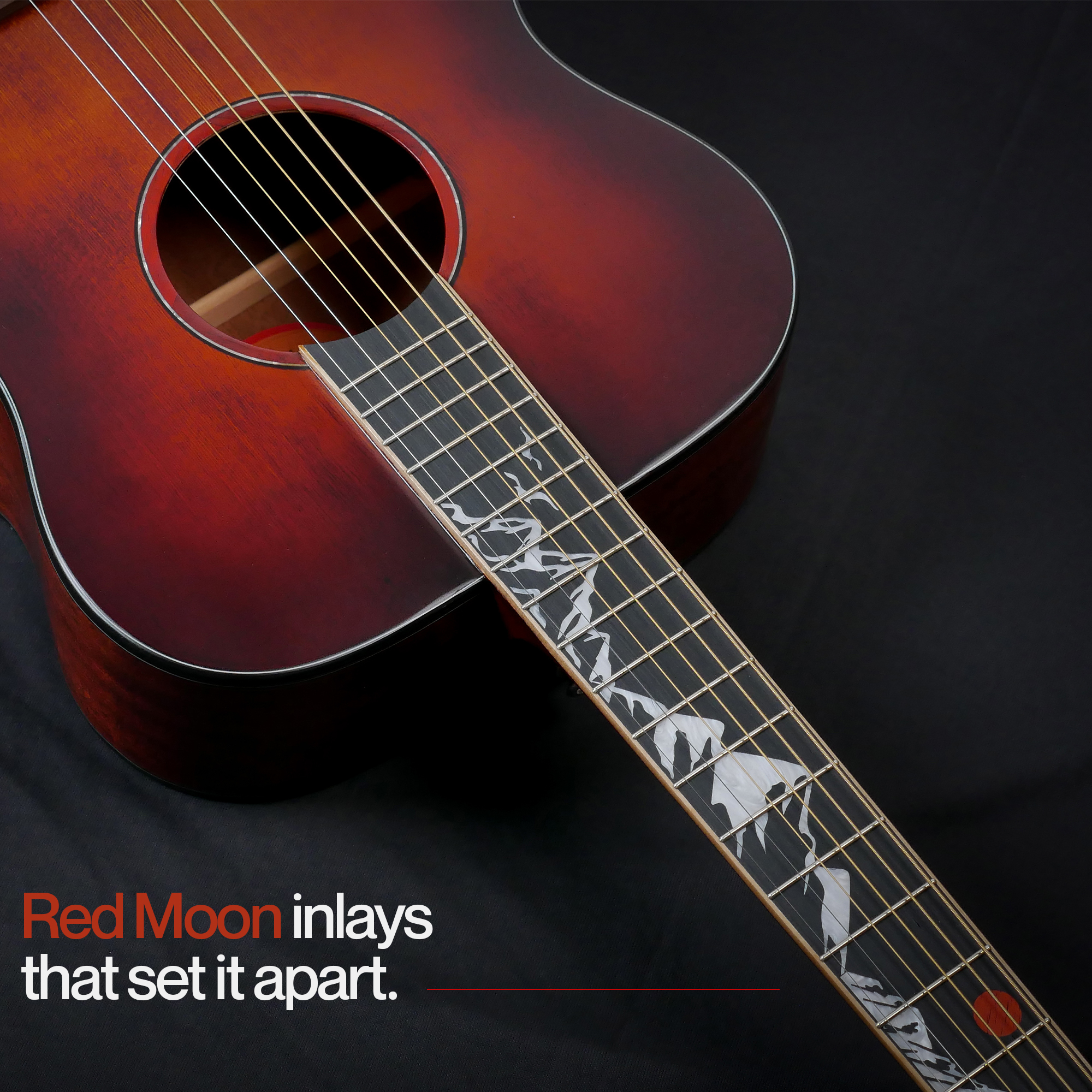 Strydom OM240 Red Moon Acoustic guitar Vintage