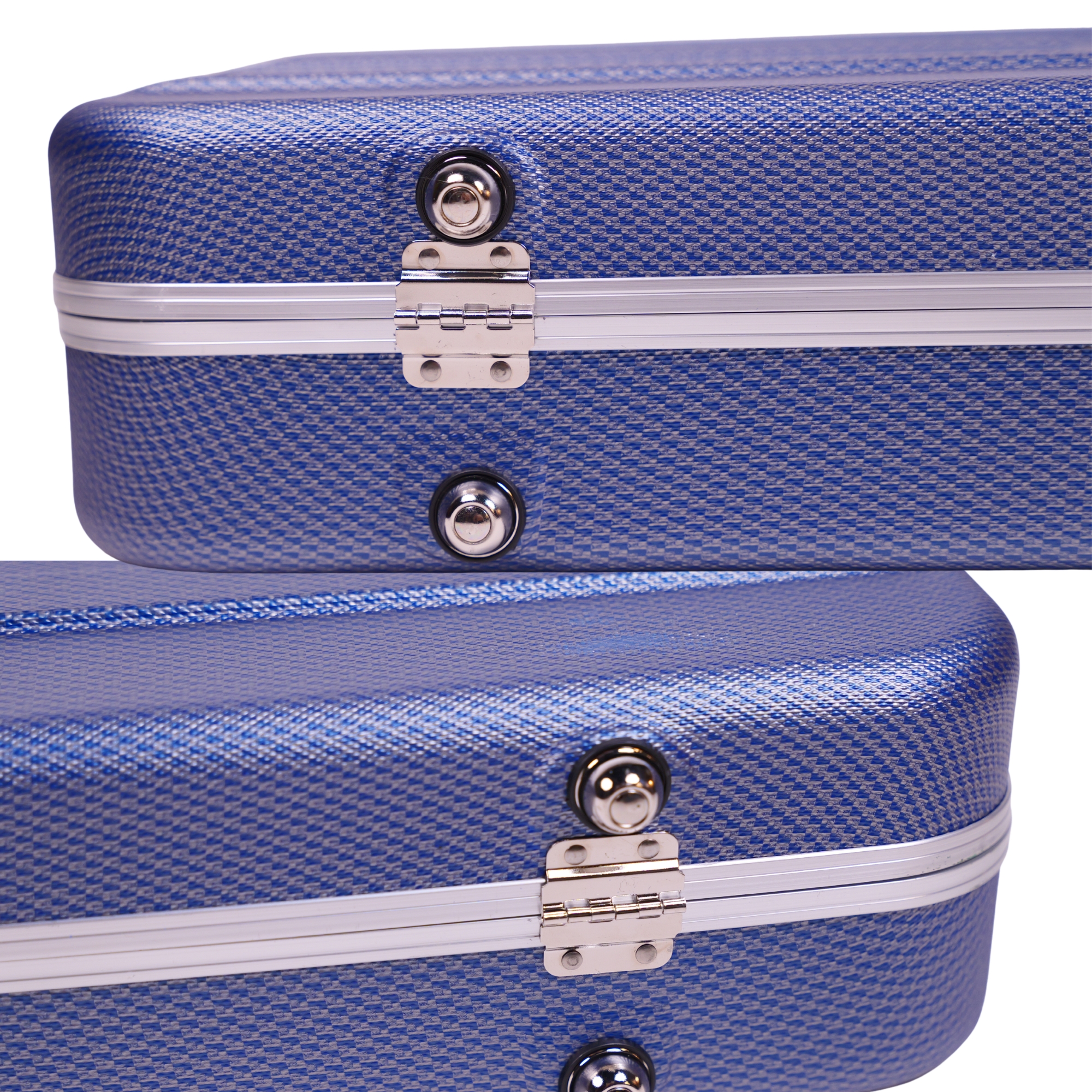 Sqoe ABS Aviation Shock-Absorbing Bass Guitar Case BC500 blue