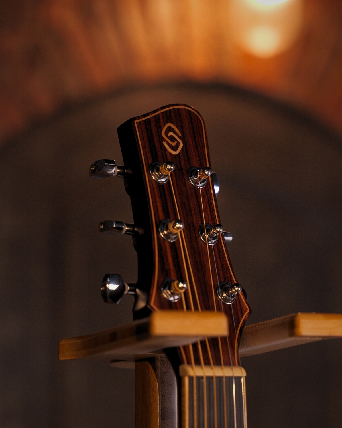 Strydom GS136E Semi-acoustic guitar Natural all Mahogany