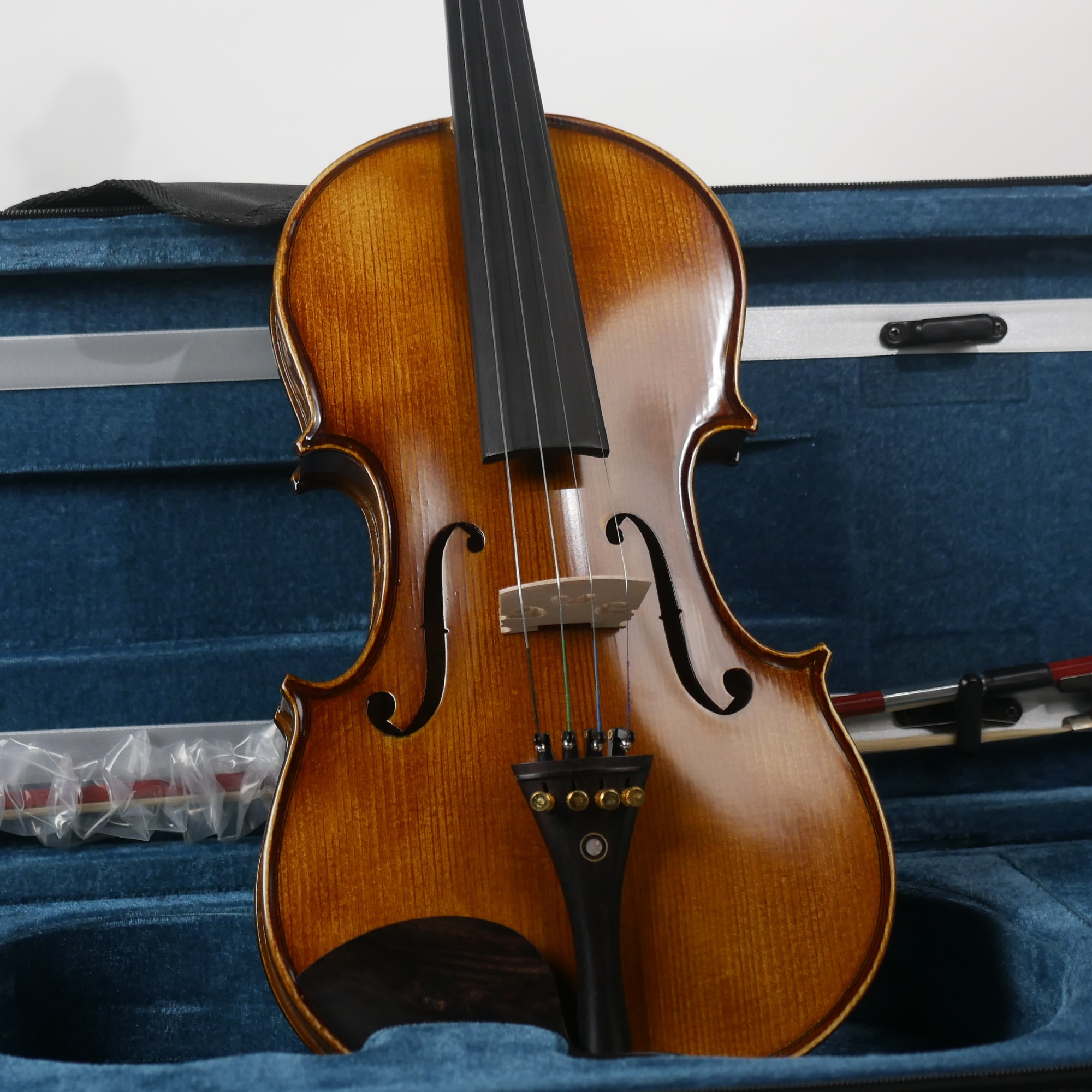 Procraft lumina Premium Handcrafted Violin Solid Spruce Maple Ebony Ember Satin