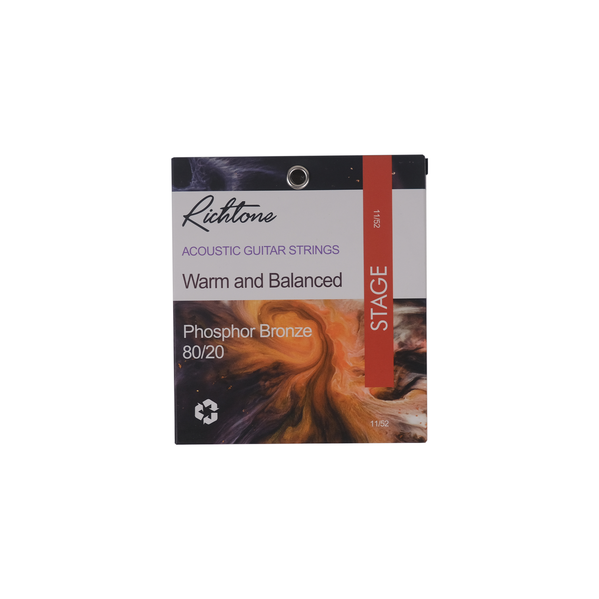 Acoustic guitar strings 11 gauge Stage series