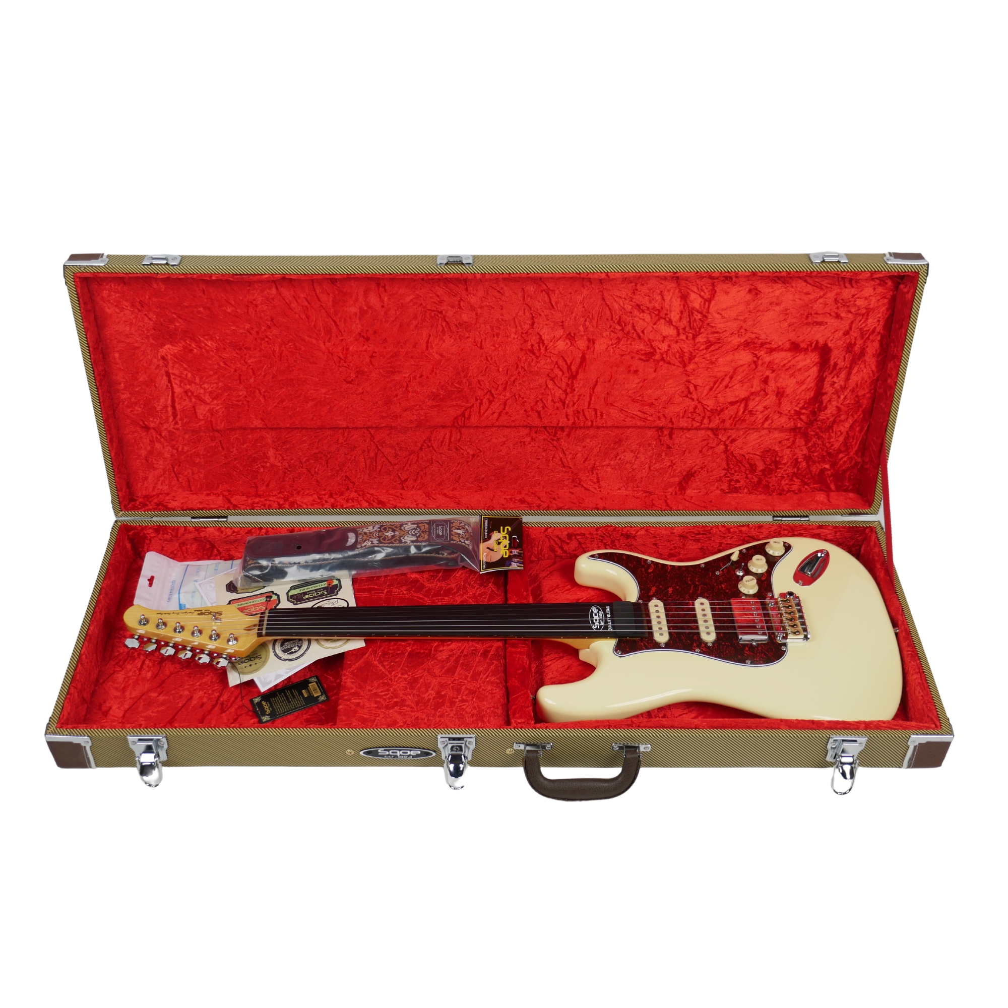 SQOE SEST1000 HSS - WH Ivory Hardcase with kit