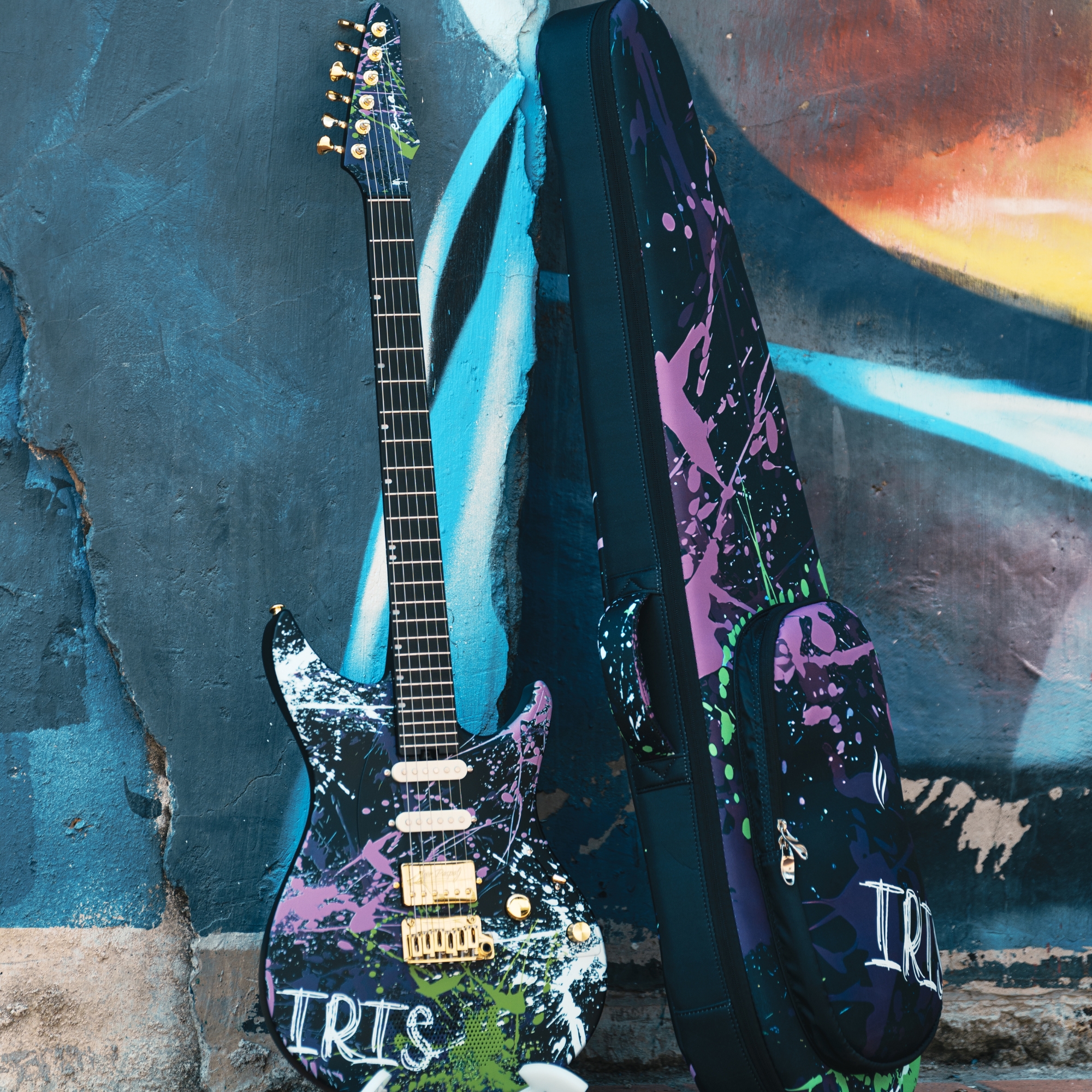 Enya Nova Inspire series Iris smart electric guitar  exclusive thickened bag   Type-C charging cable