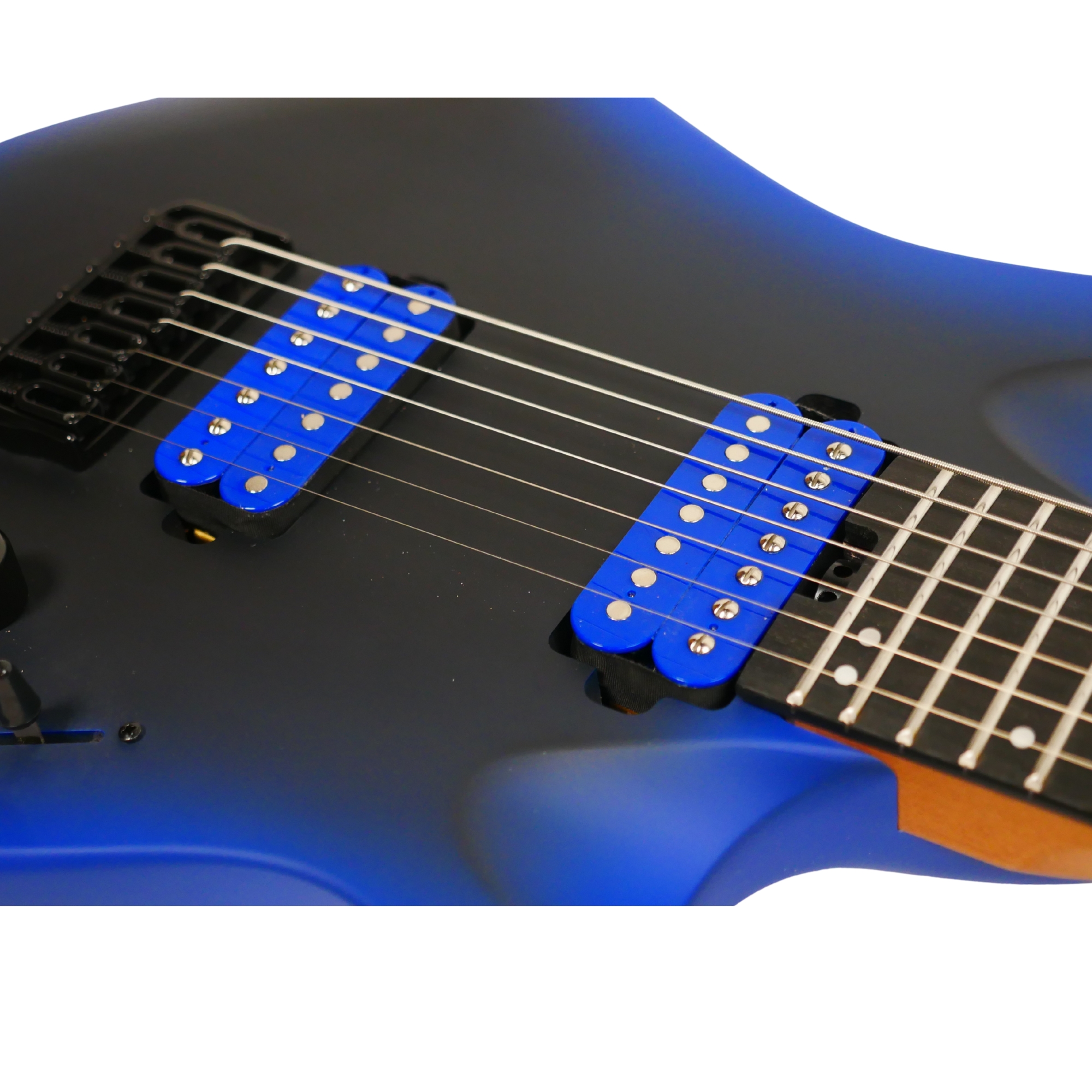 SQOE SEIB7S Cosmic wave blue HH Super Strat