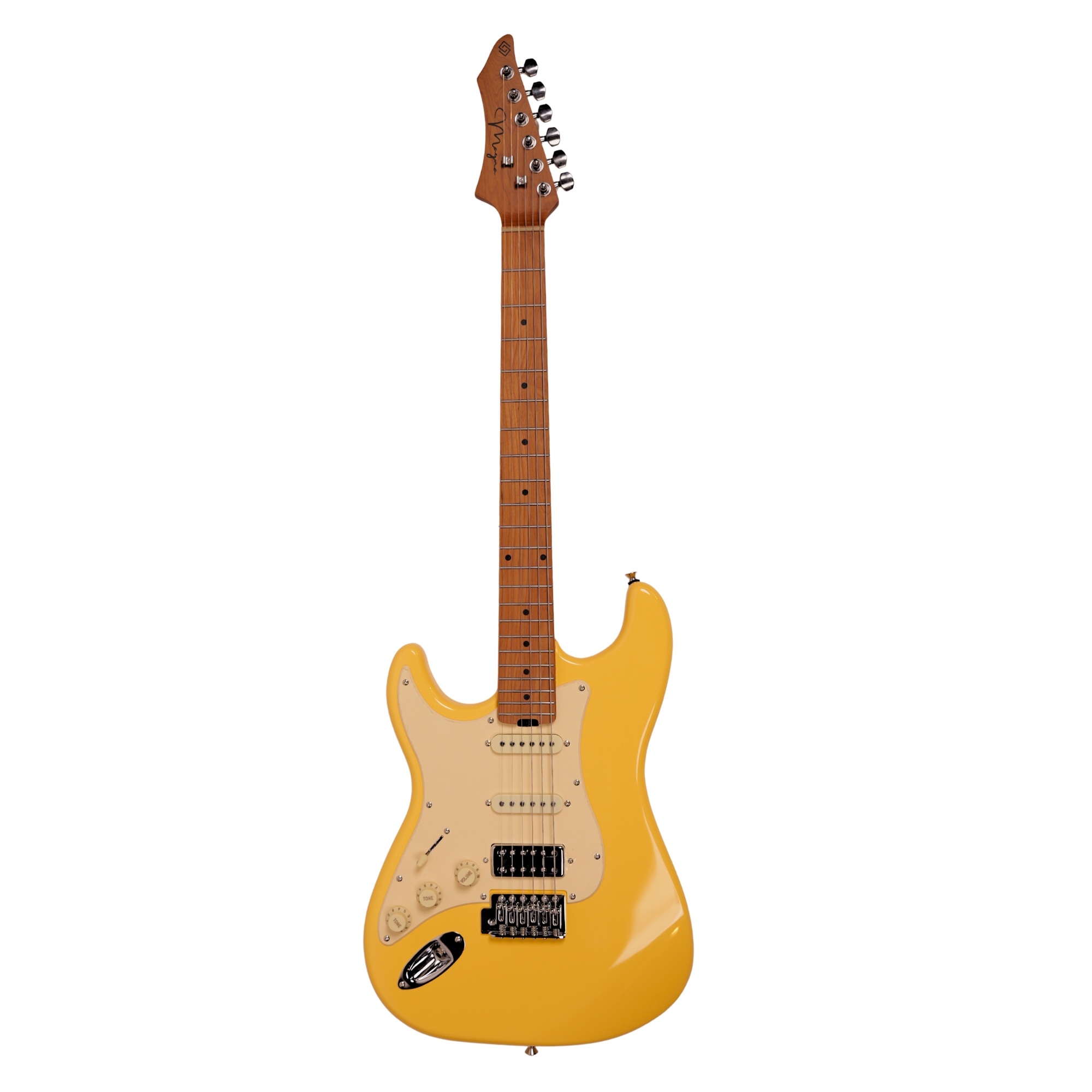 Strydom ST30M Left handed Pastel Yellow HSS Mini Humbucker