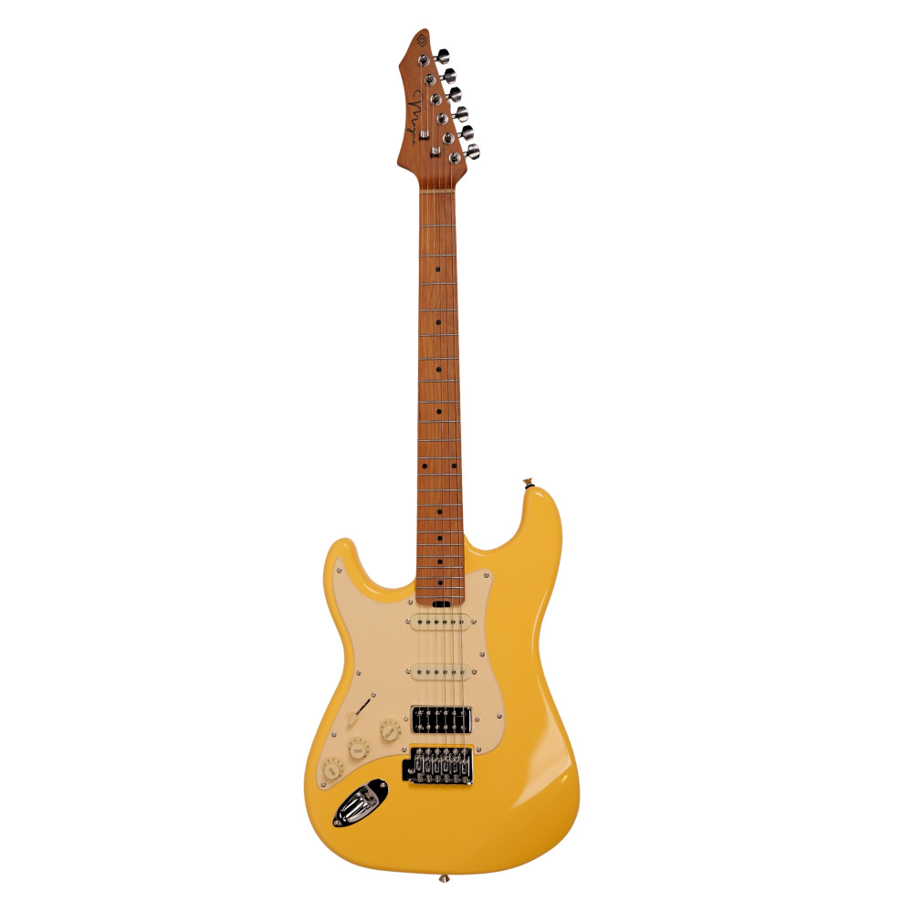 Image of Strydom ST30M Left handed Pastel Yellow | HSS Mini Humbucker