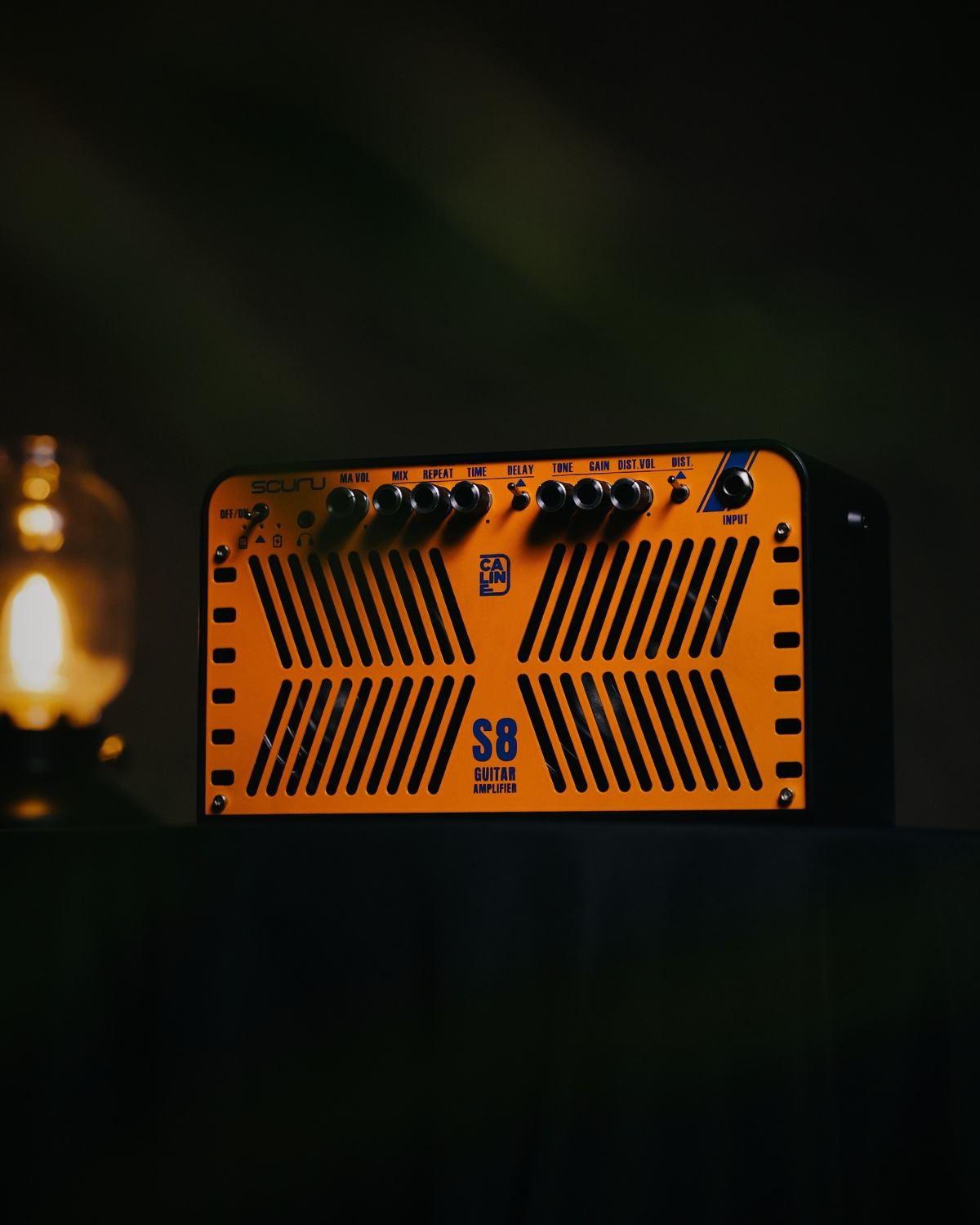 Caline Scuru S8G Portable Guitar Amplifier 20W with Bluetooth  Effects