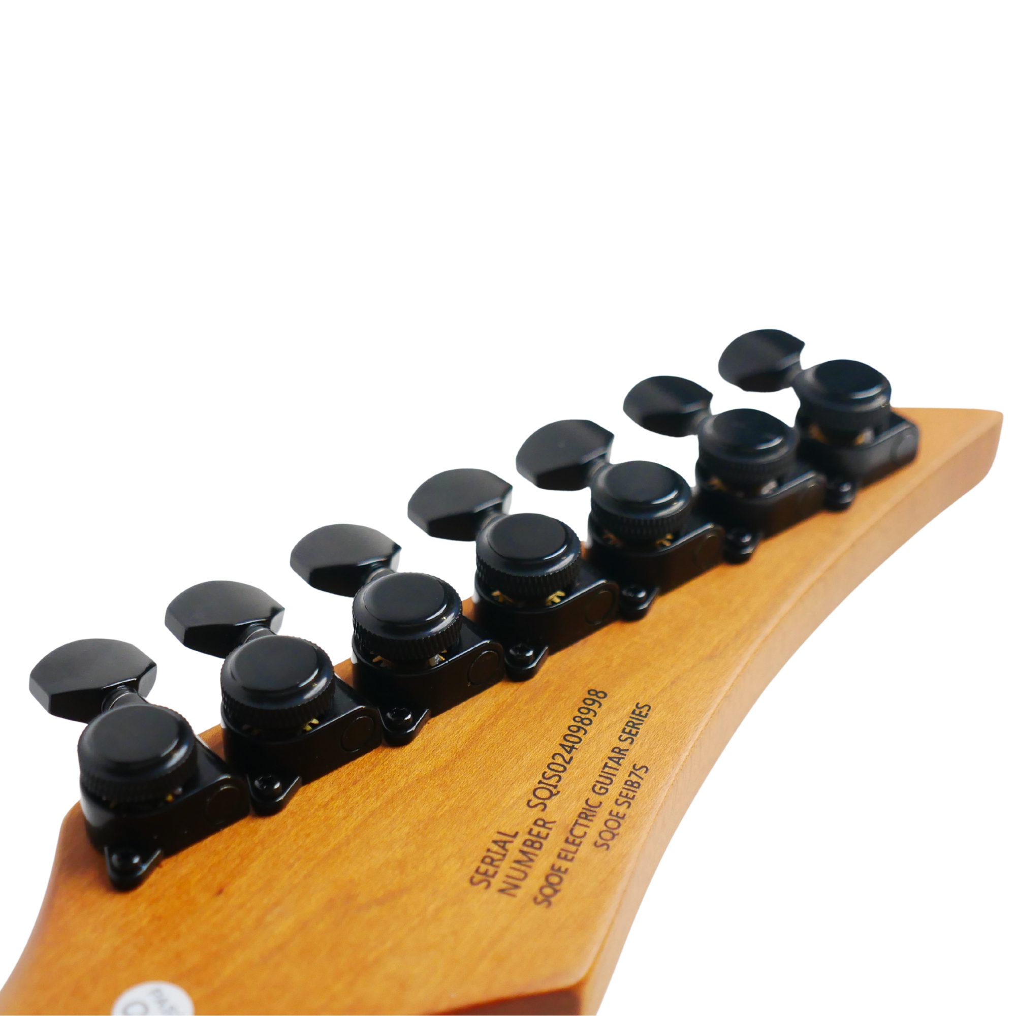 SQOE SEIB7S Venom fade green HH Super Strat