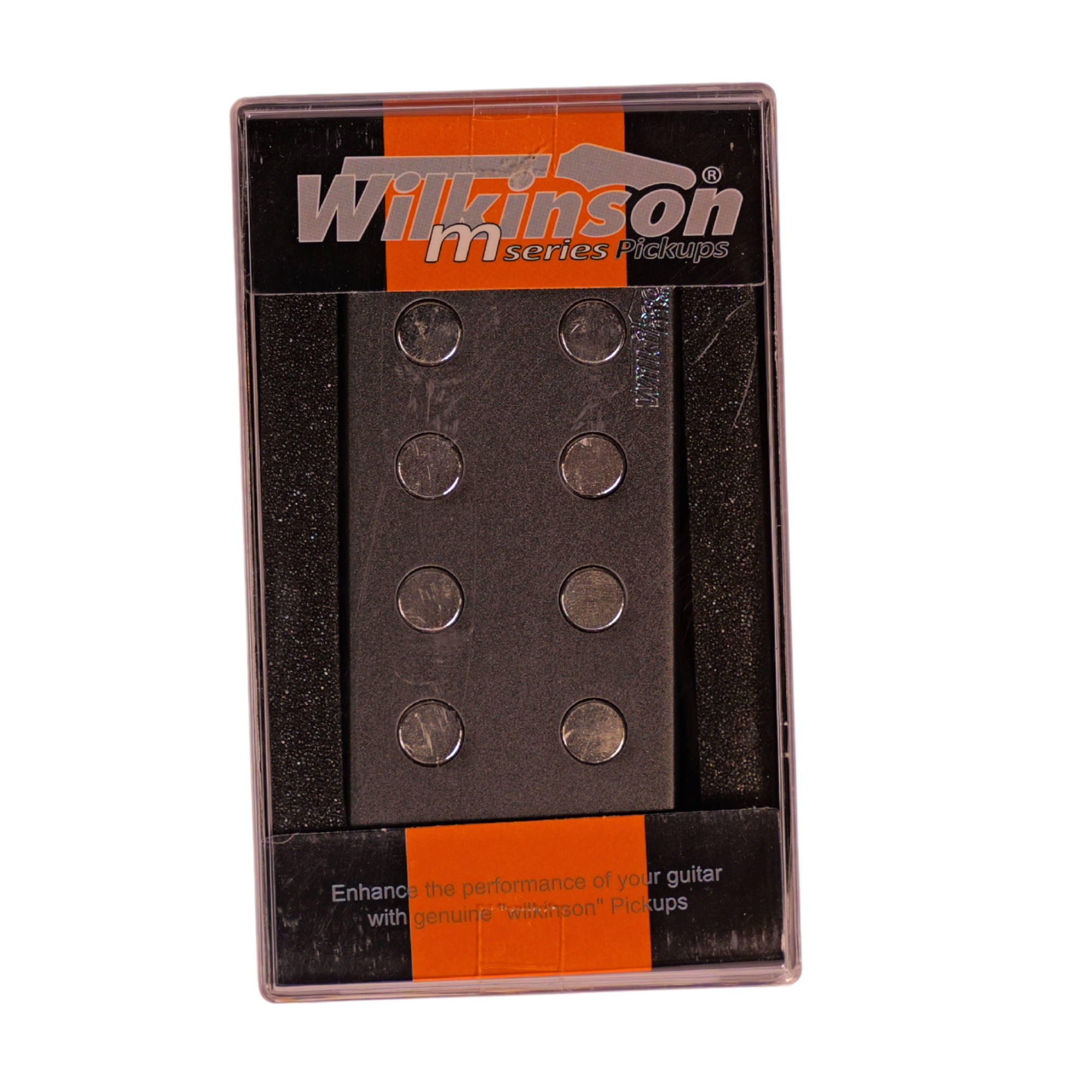 WOM 4-String Bass Pickup M-Series Ceramic Magnet Upgrade wilkinson - Black