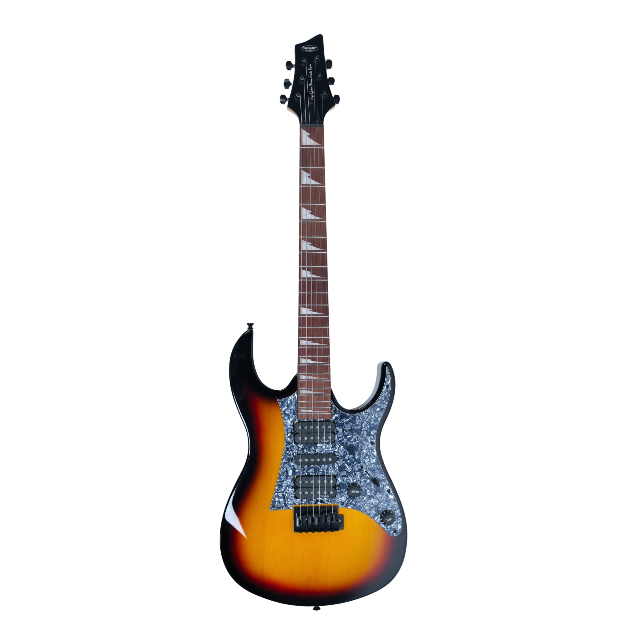 SQOE SEIB350 Sunburst Super Strat series