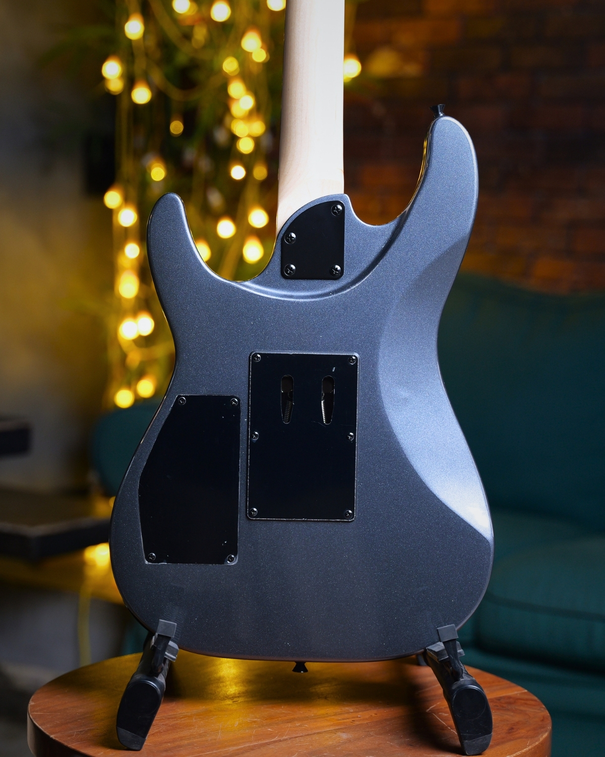 SQOE SEFR700 Ice sand silver metallic HH Floyd Rose Electric Guitar Alnico Pickups Coil Split