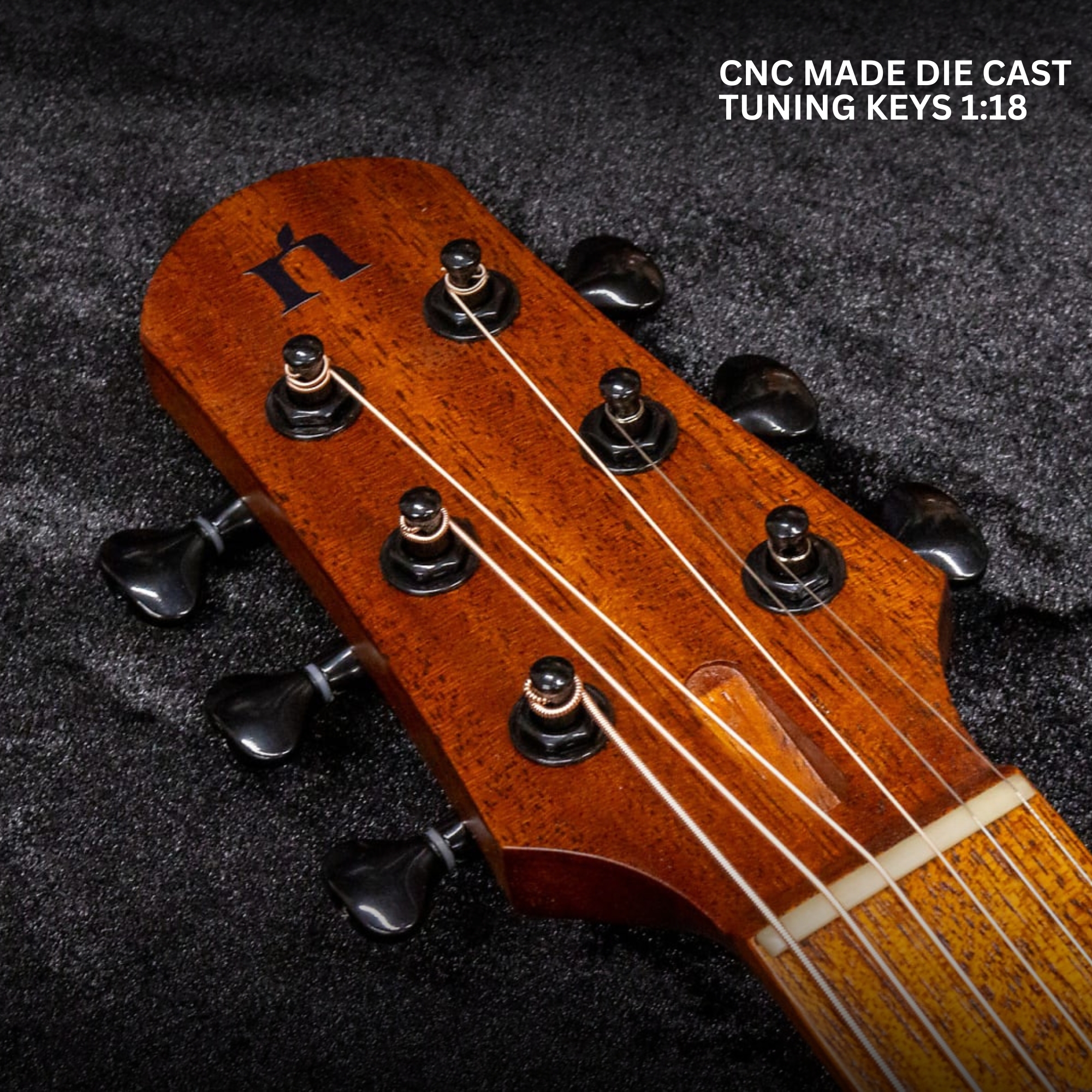 Natasha NBSG Steel String Silent Smart Guitar Mahogany